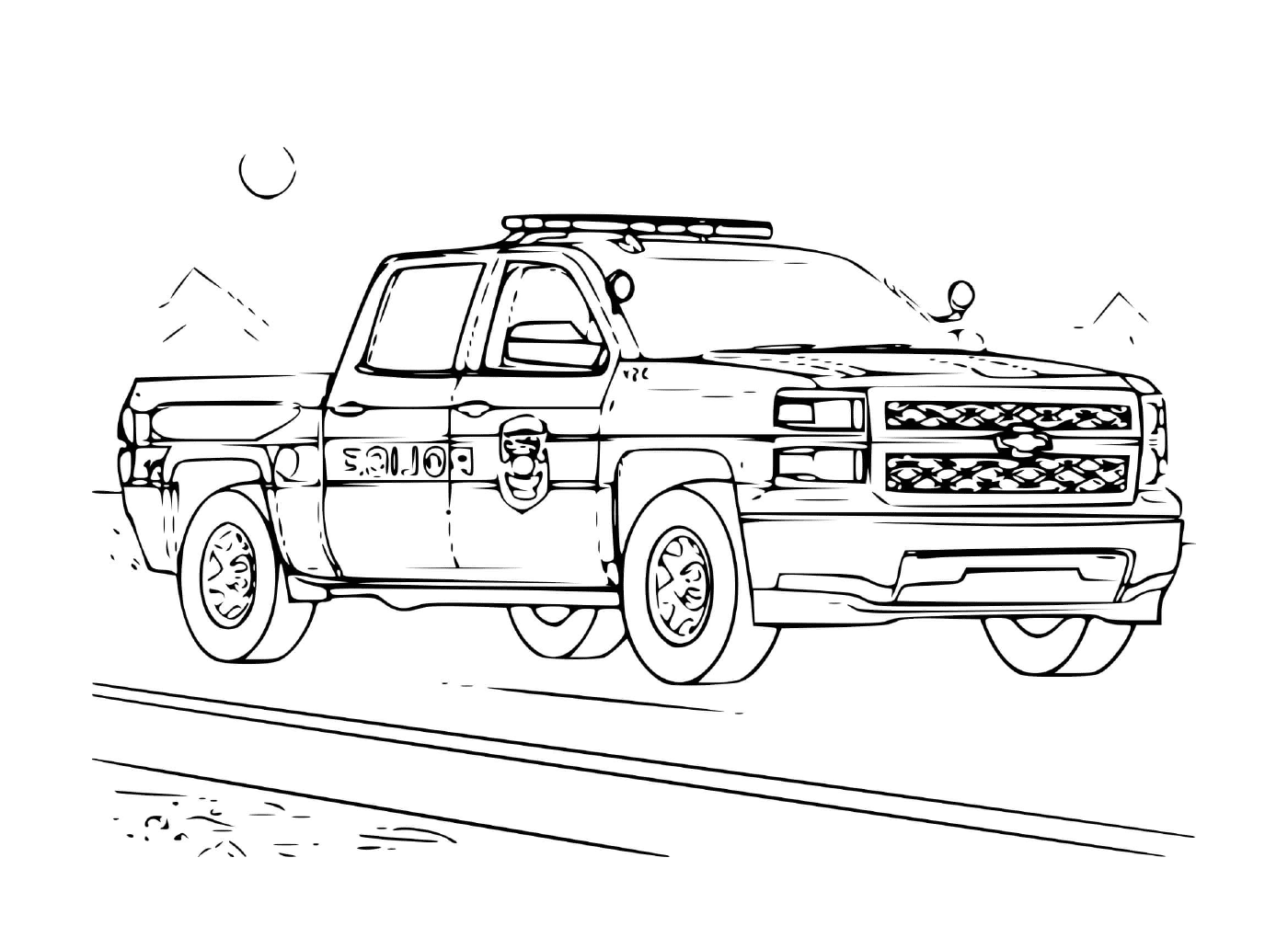  Veículo de polícia off-road 