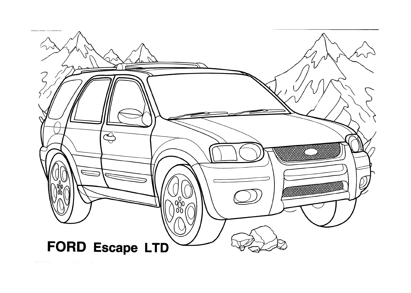  Ford Escape LTD nas montanhas 
