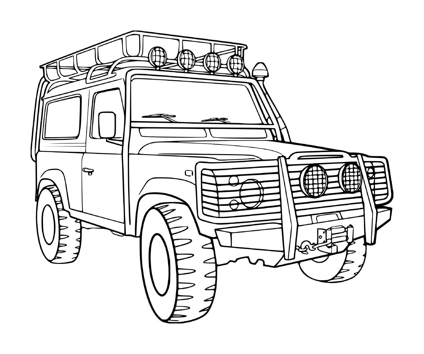  Jeep poderoso e robusto 