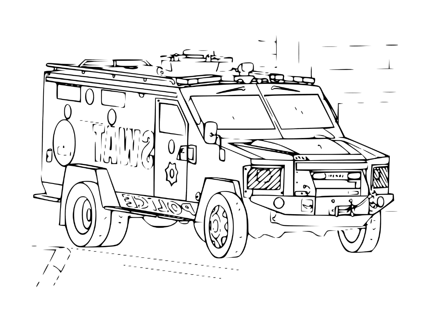 Veículo SWAT para intervenção 