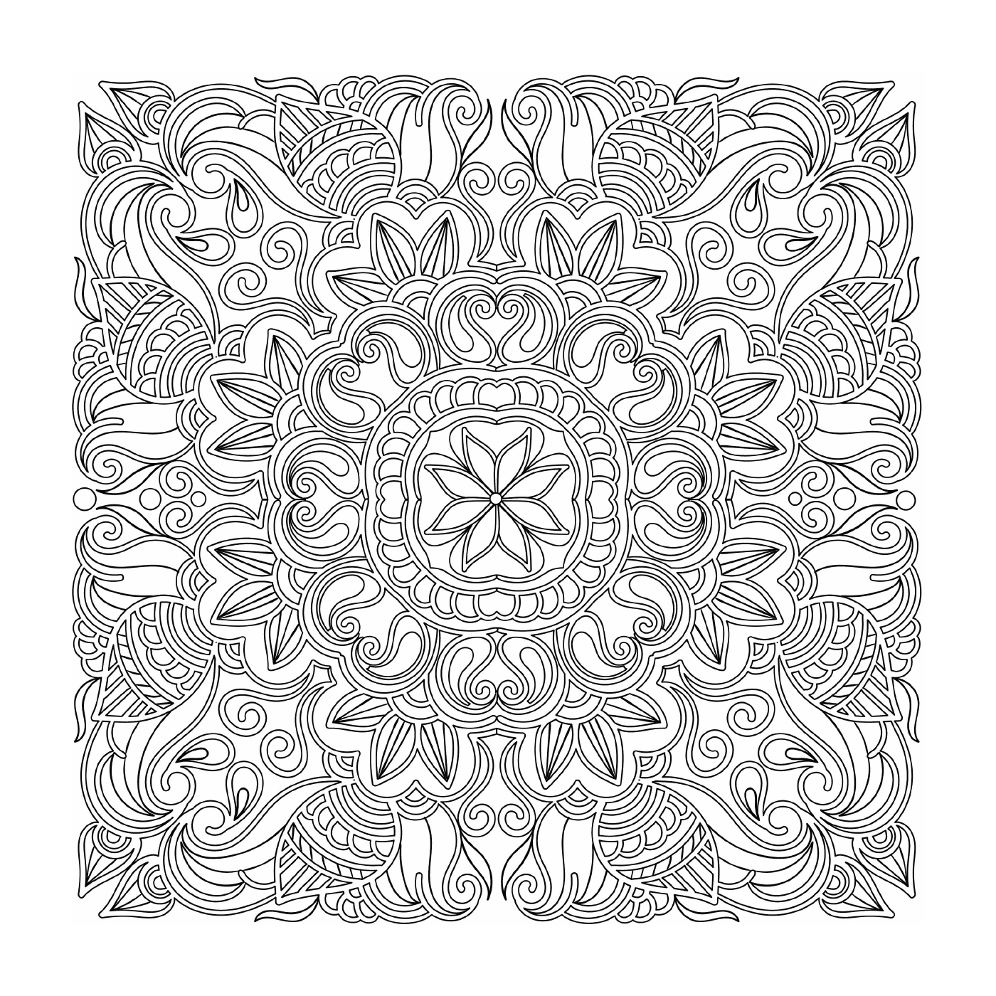  Mandala - Complexo Doodle 