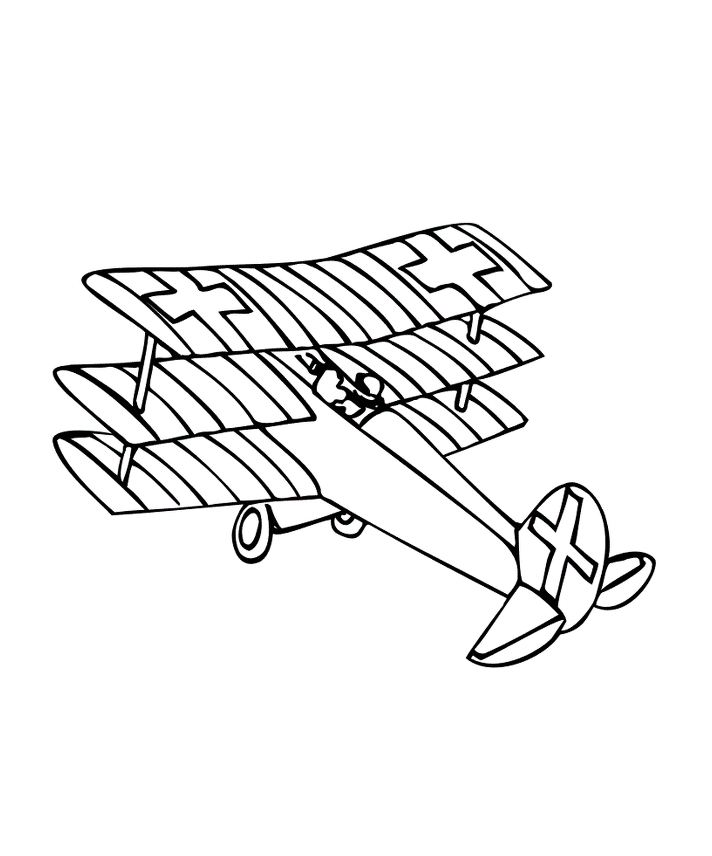  Um avião é desenhado 