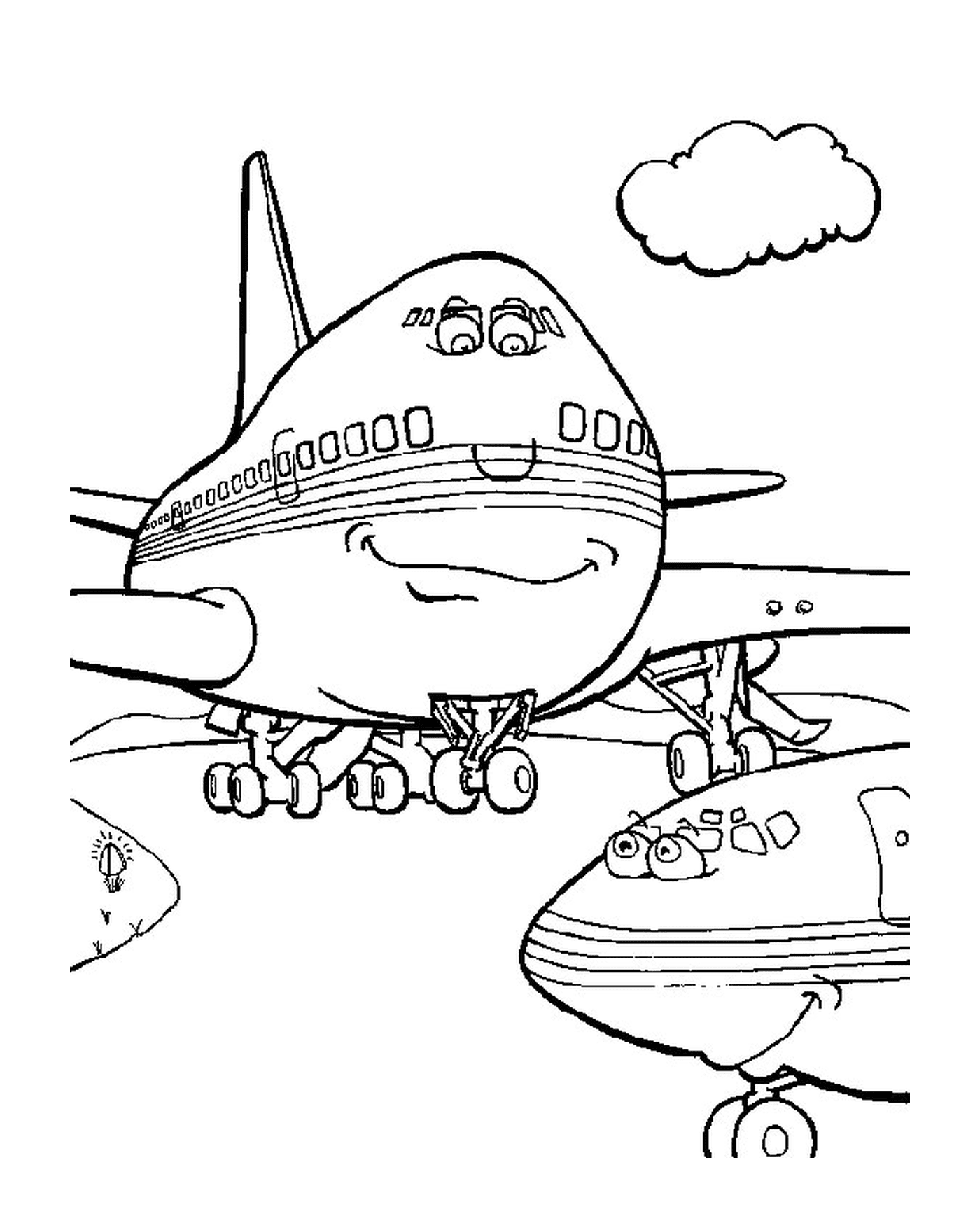  Um avião 