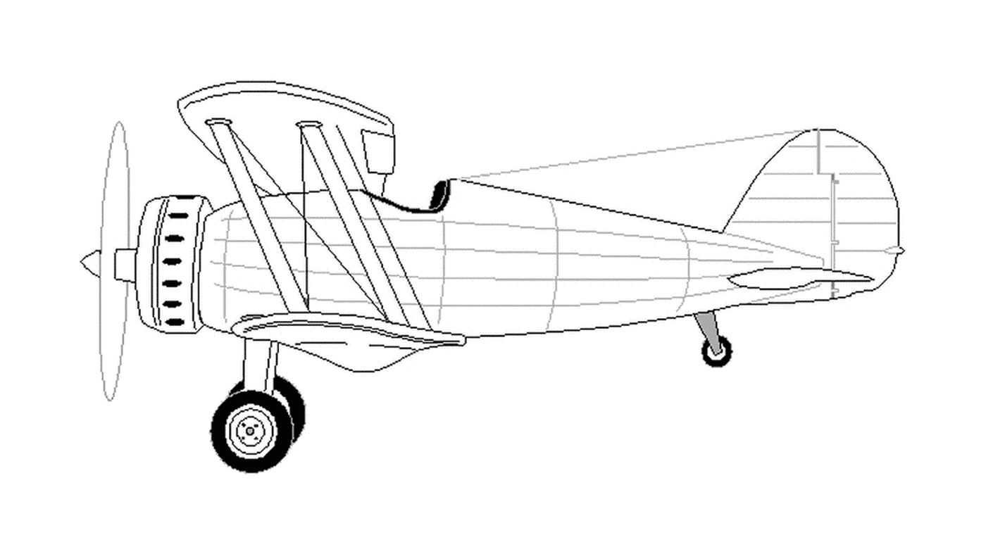  Um avião é representado pelo perfil 