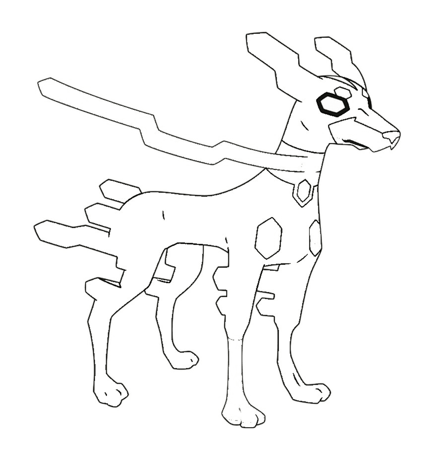  Zygarde Form 10, cão de pé 
