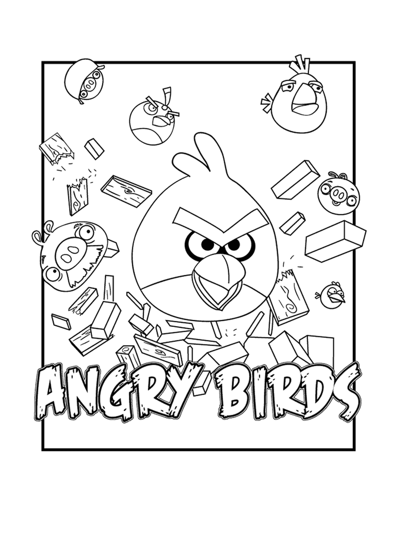  Uma imagem de Angry Birds que quebra tudo 