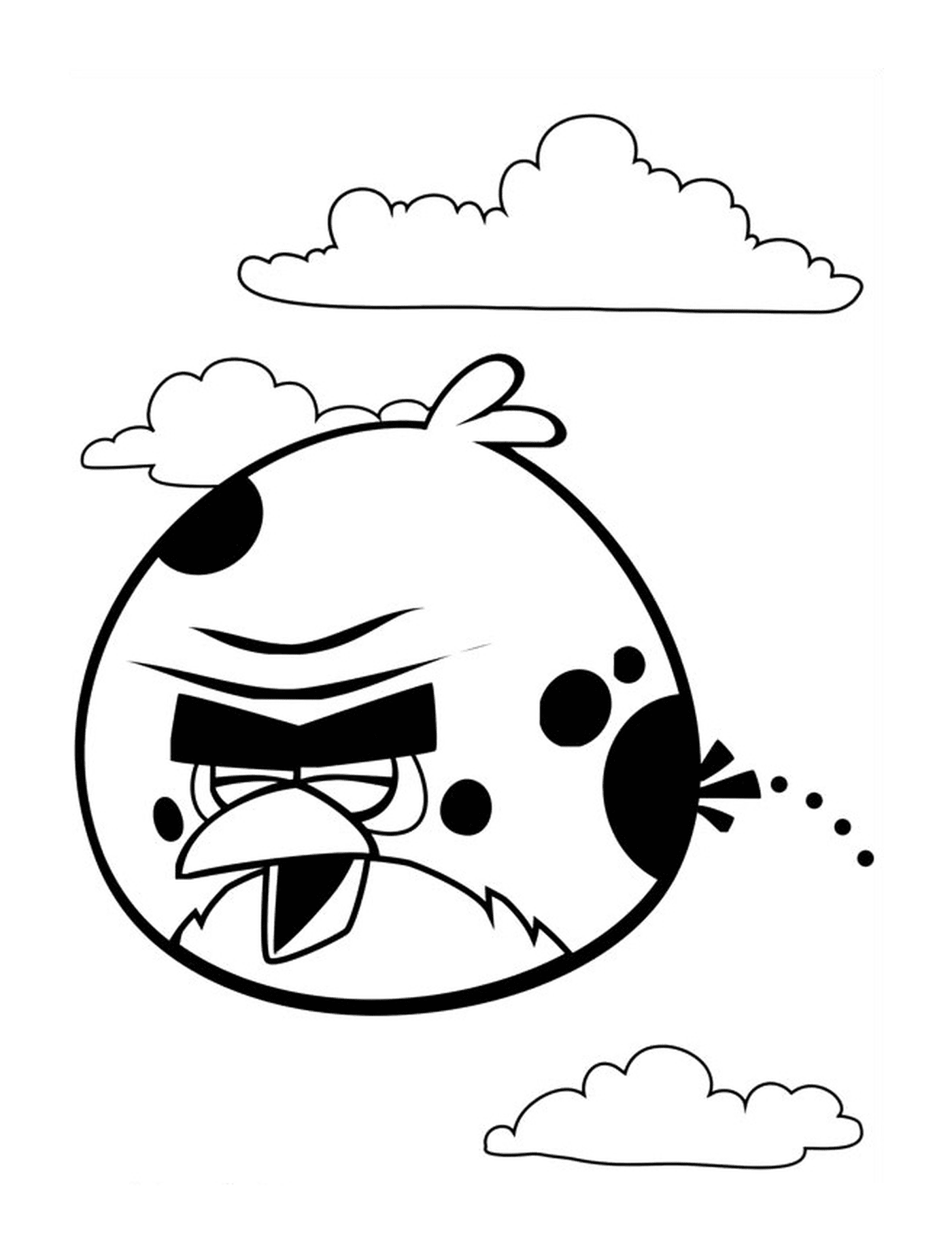  Angry Birds atenção vôo alto no ar 