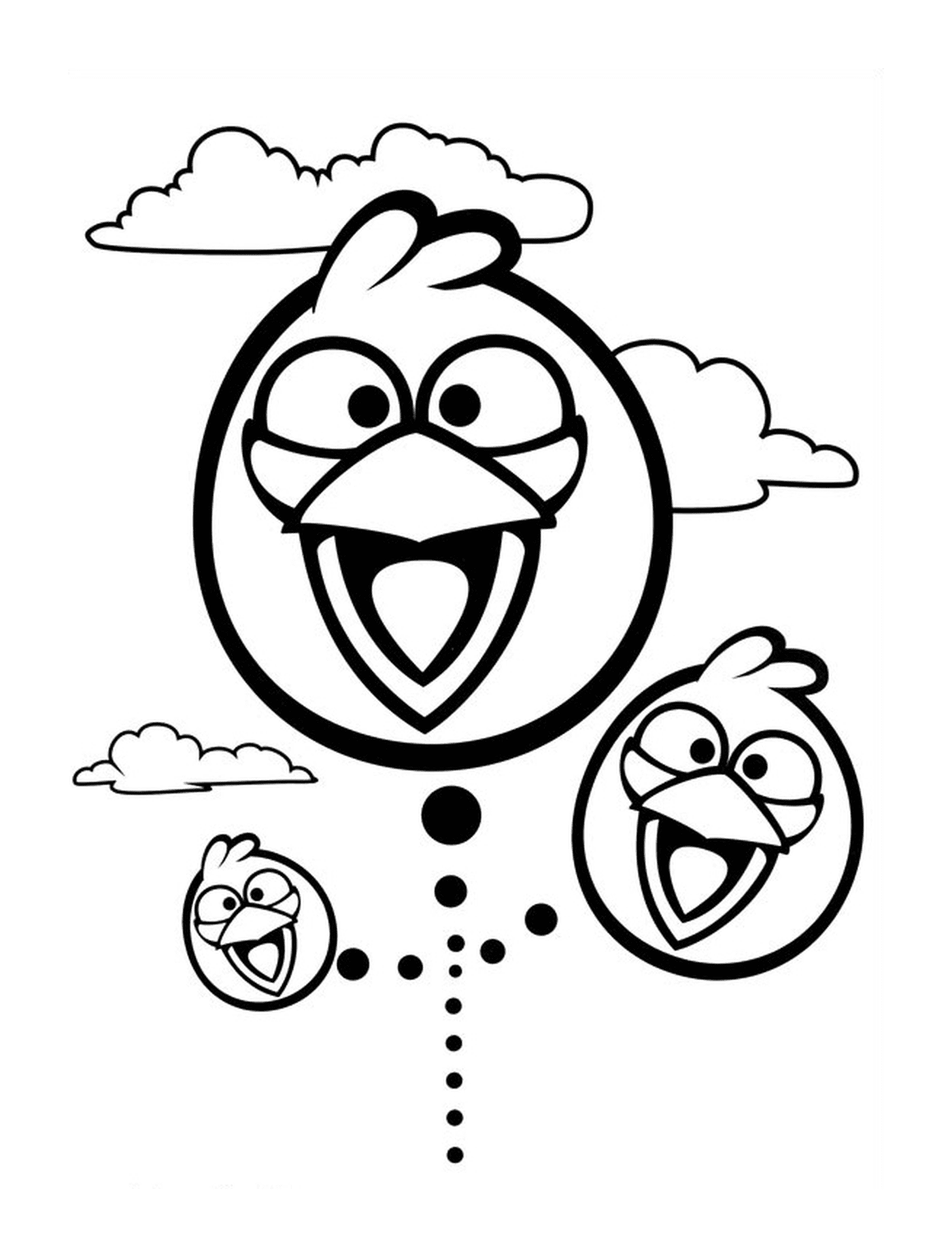  Angry Angry Birds sorrindo e feliz 