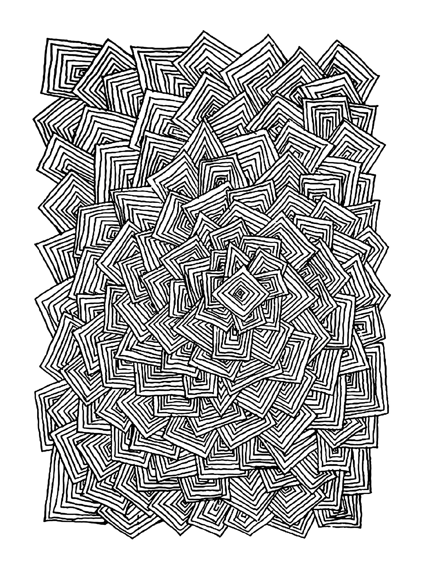  um padrão abstrato feito de quadrados 