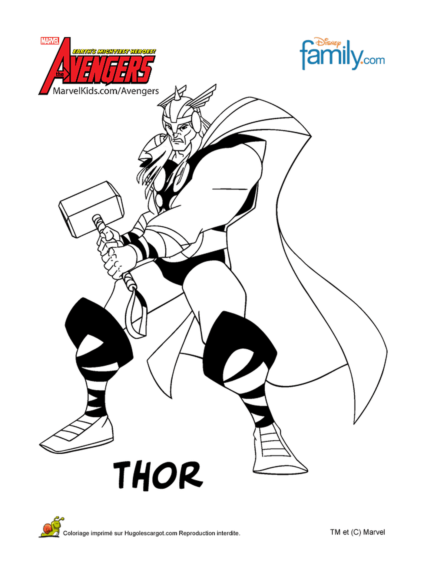  Thor segurando um martelo 