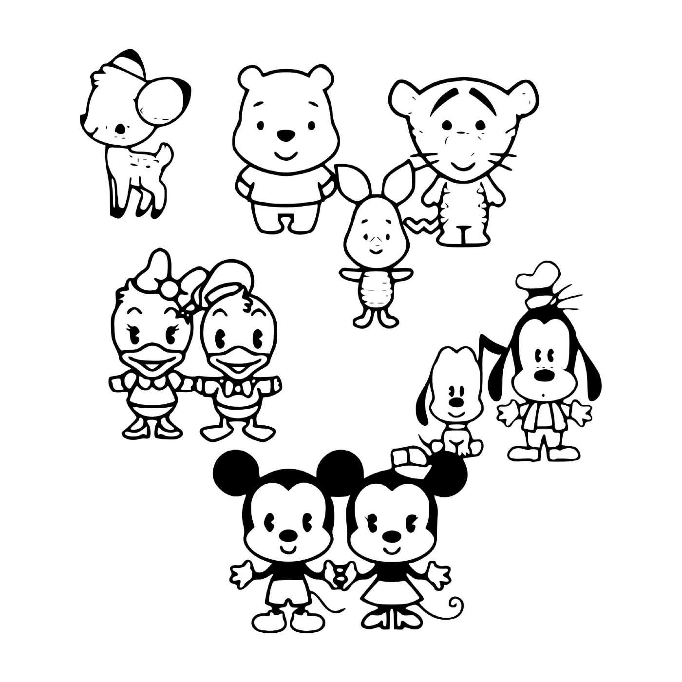  Personagens de desenhos animados da Disney 
