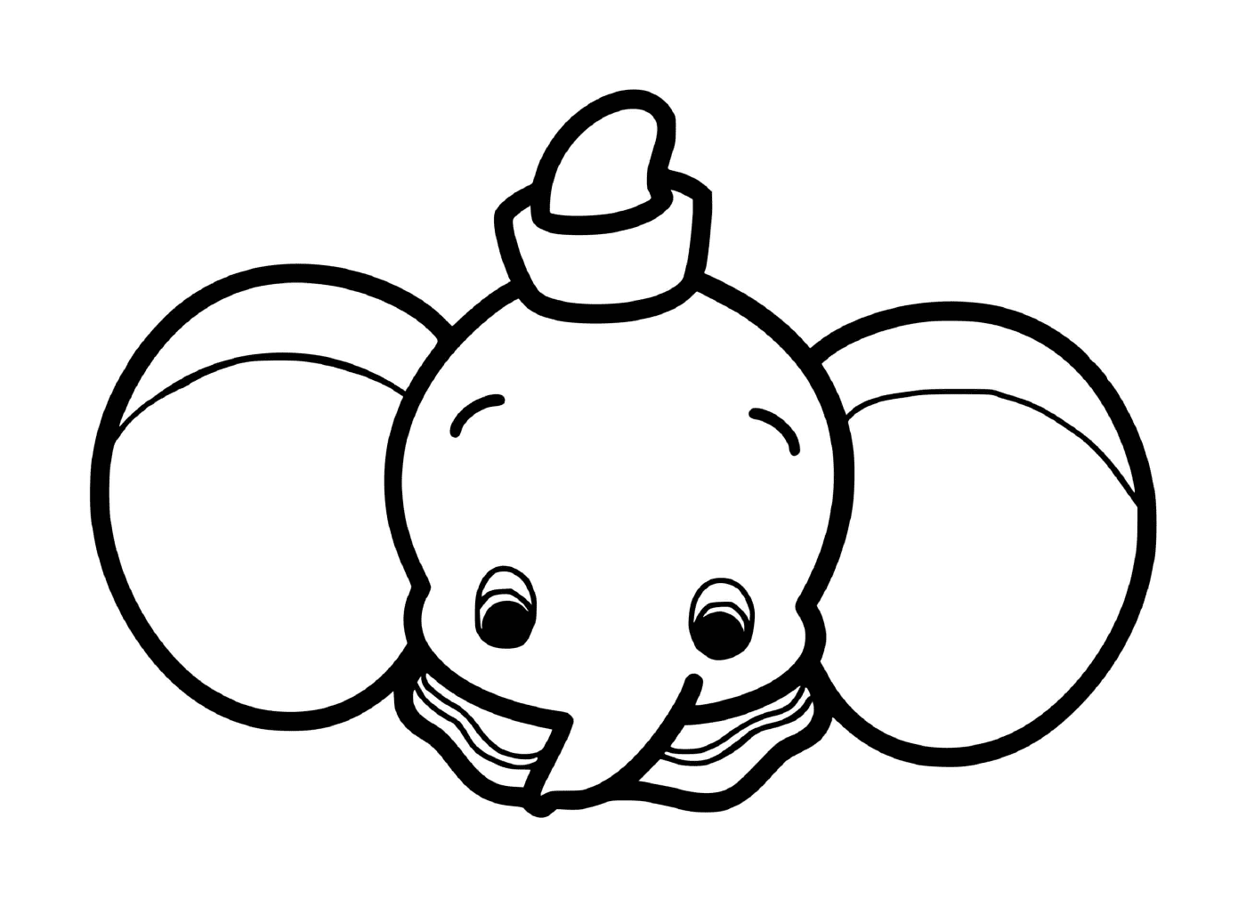  Dumbo bebê kawaii 
