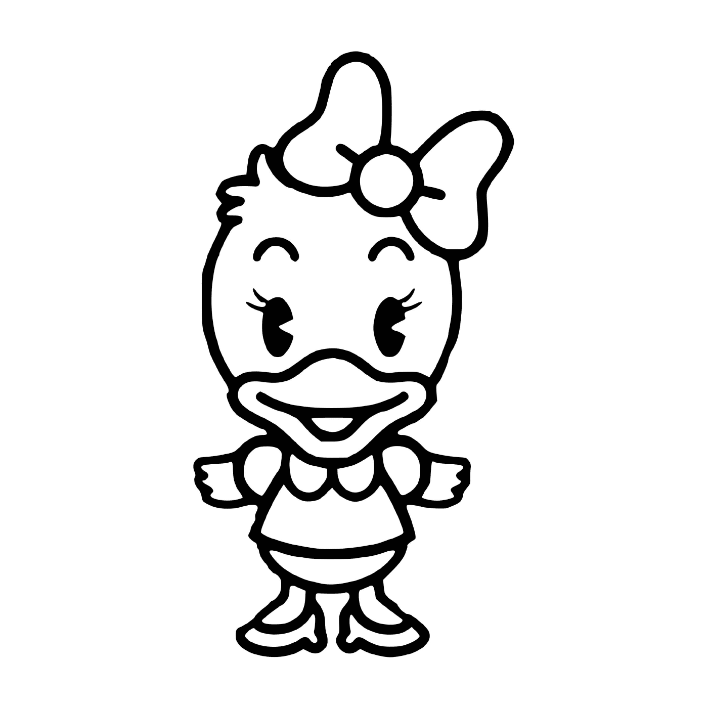  Daisy Duck bebê da Disney 