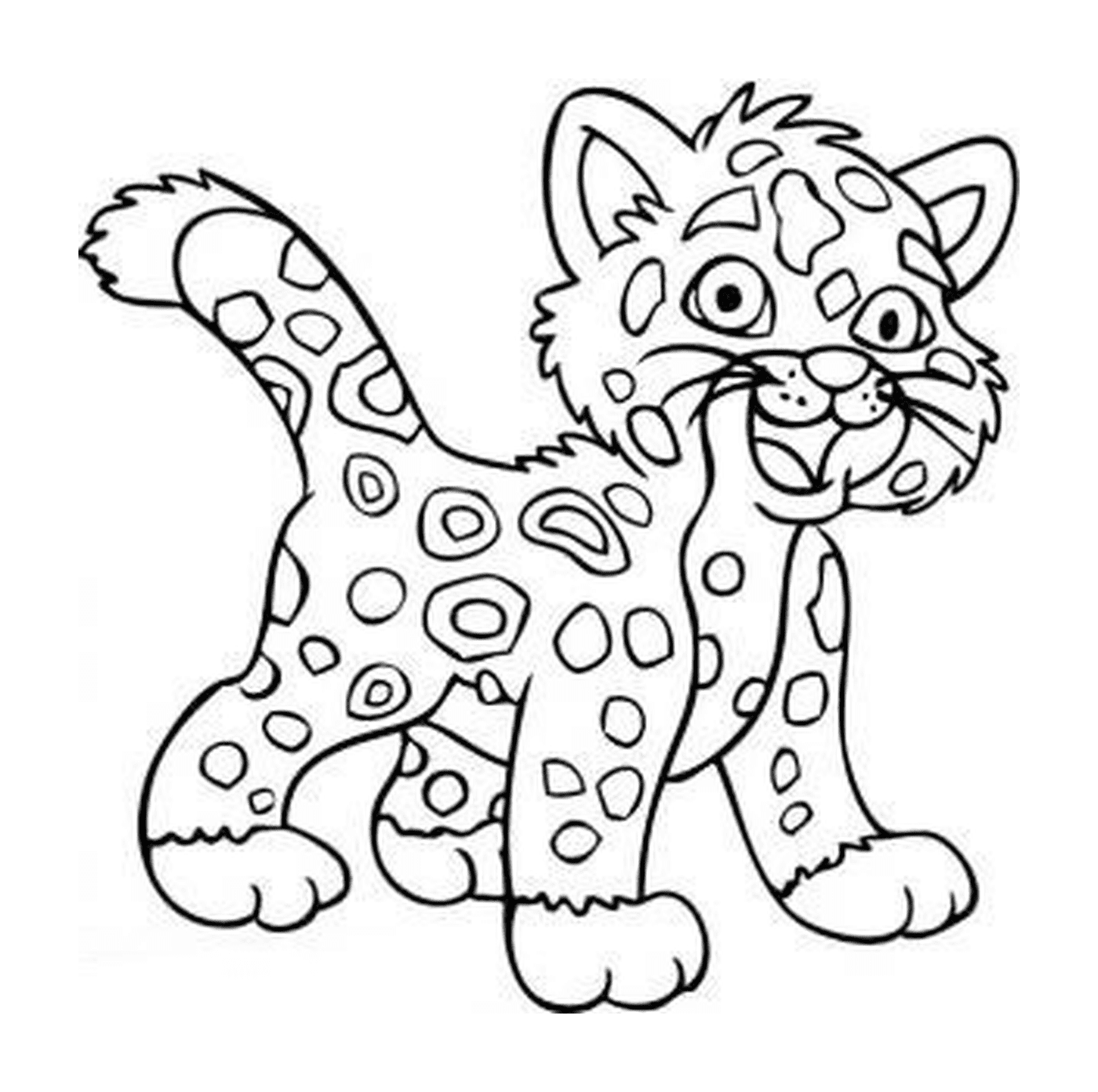  Um bebê leopardo 