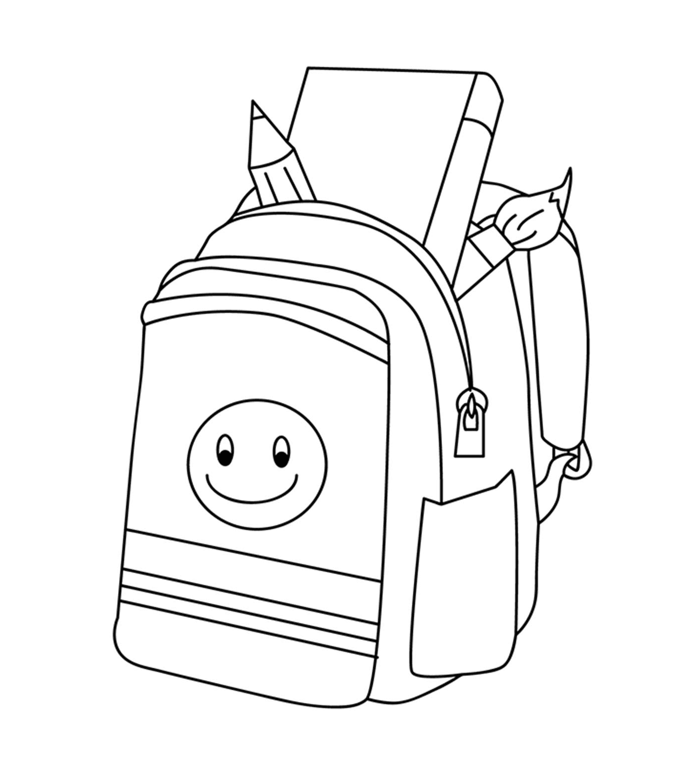  背包回学校 