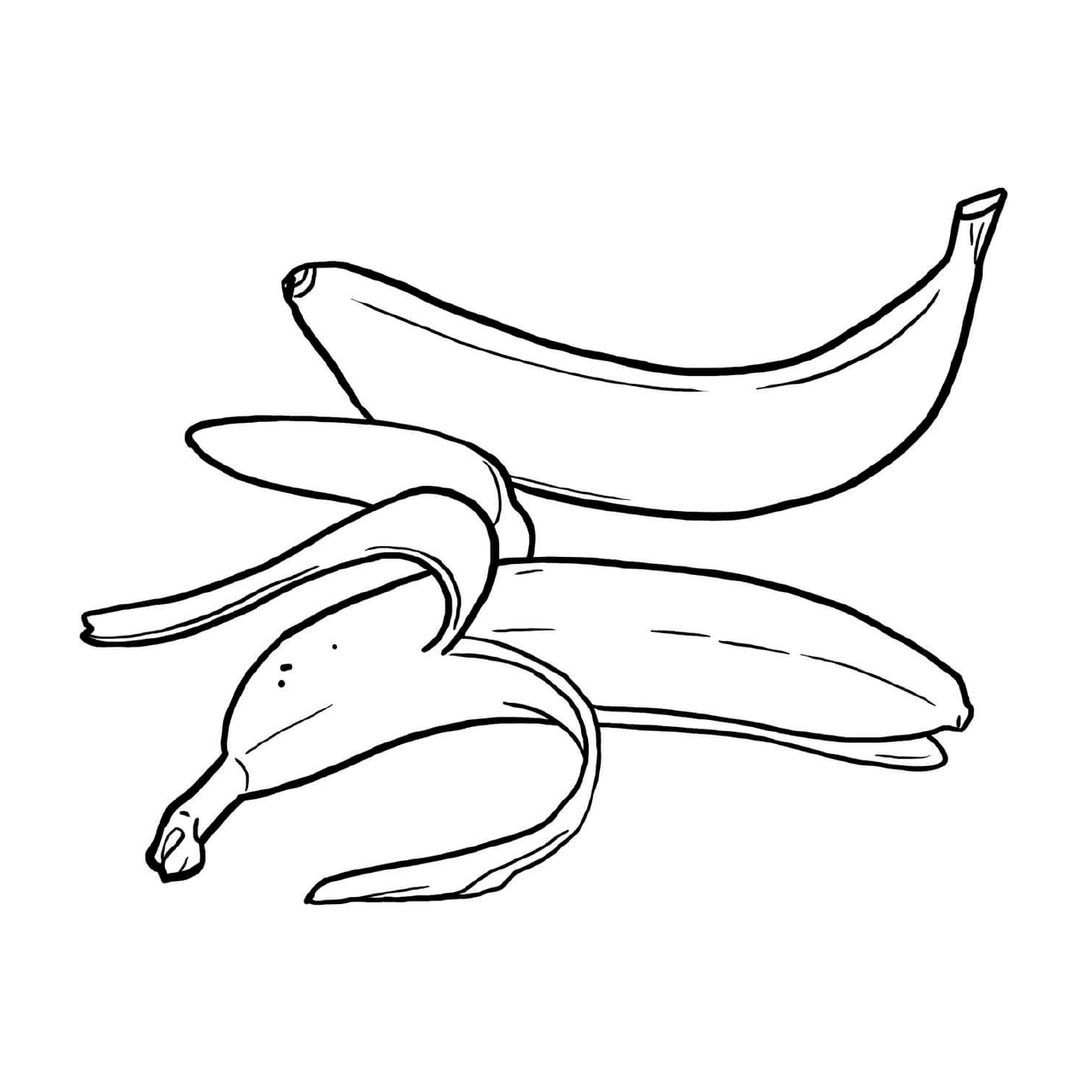  Várias bananas colocadas sobre uma mesa 