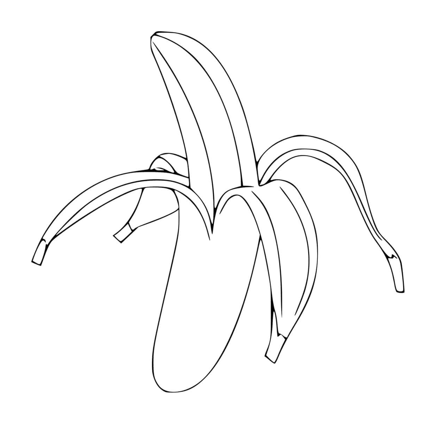  Banana descaspada 