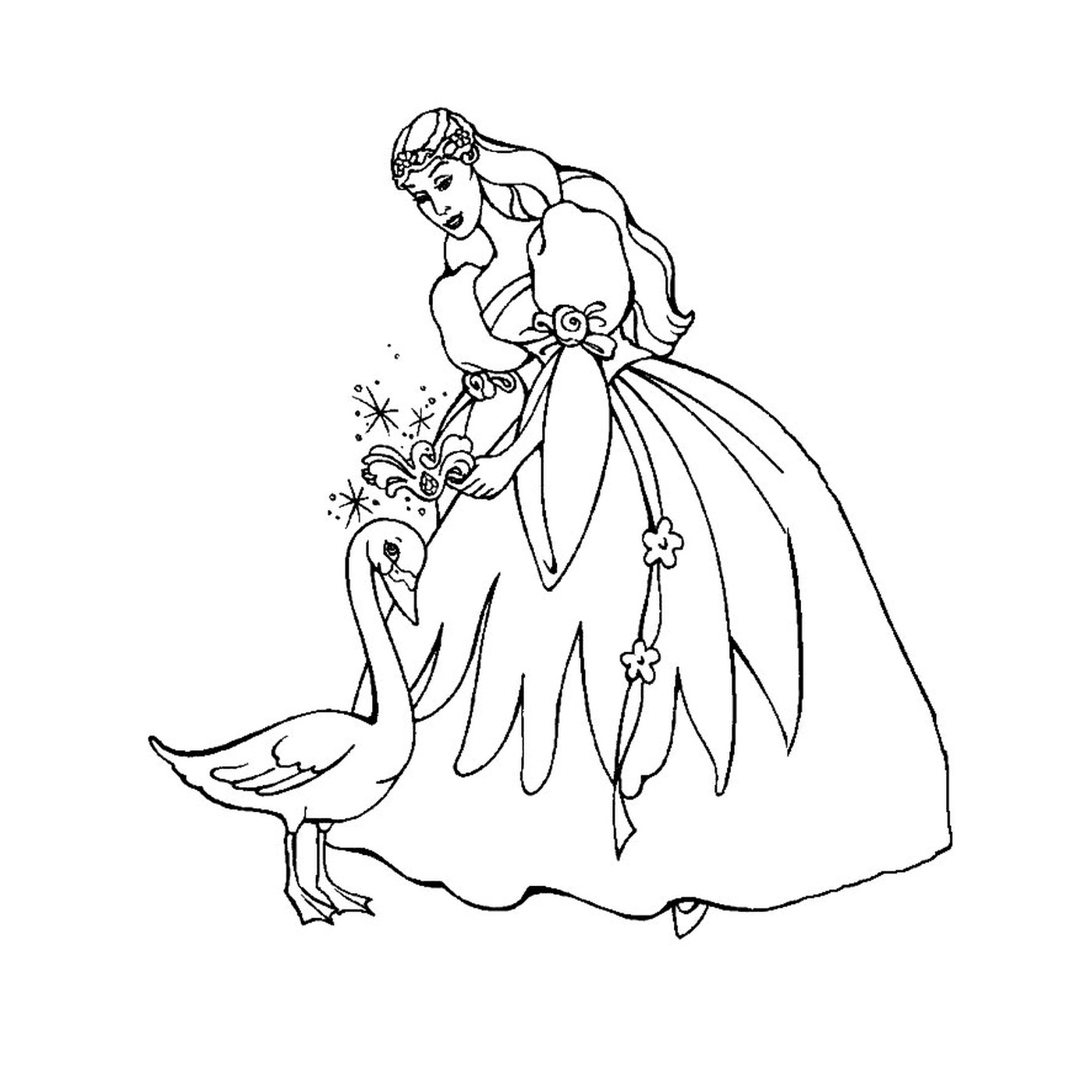  Um cisne e uma princesa 