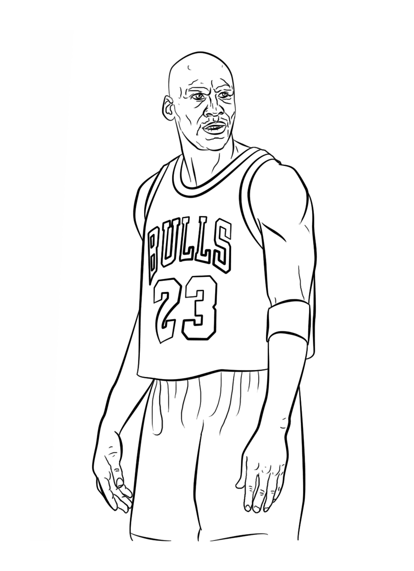  مايكل جوردن، لاعب كرة سلة NBA 