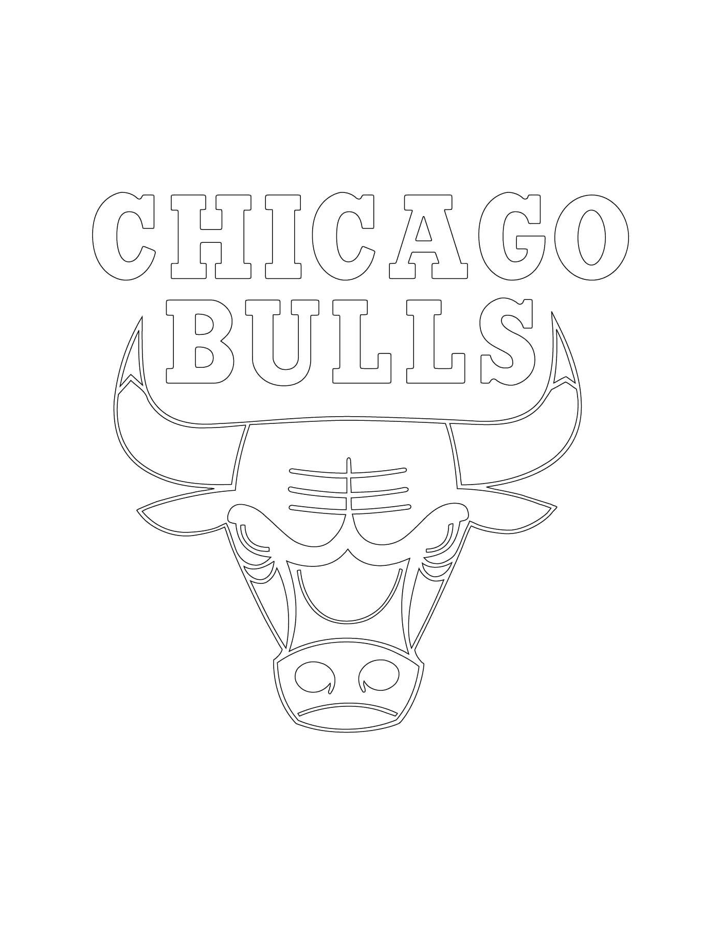  O logotipo do Chicago Bulls da NBA 
