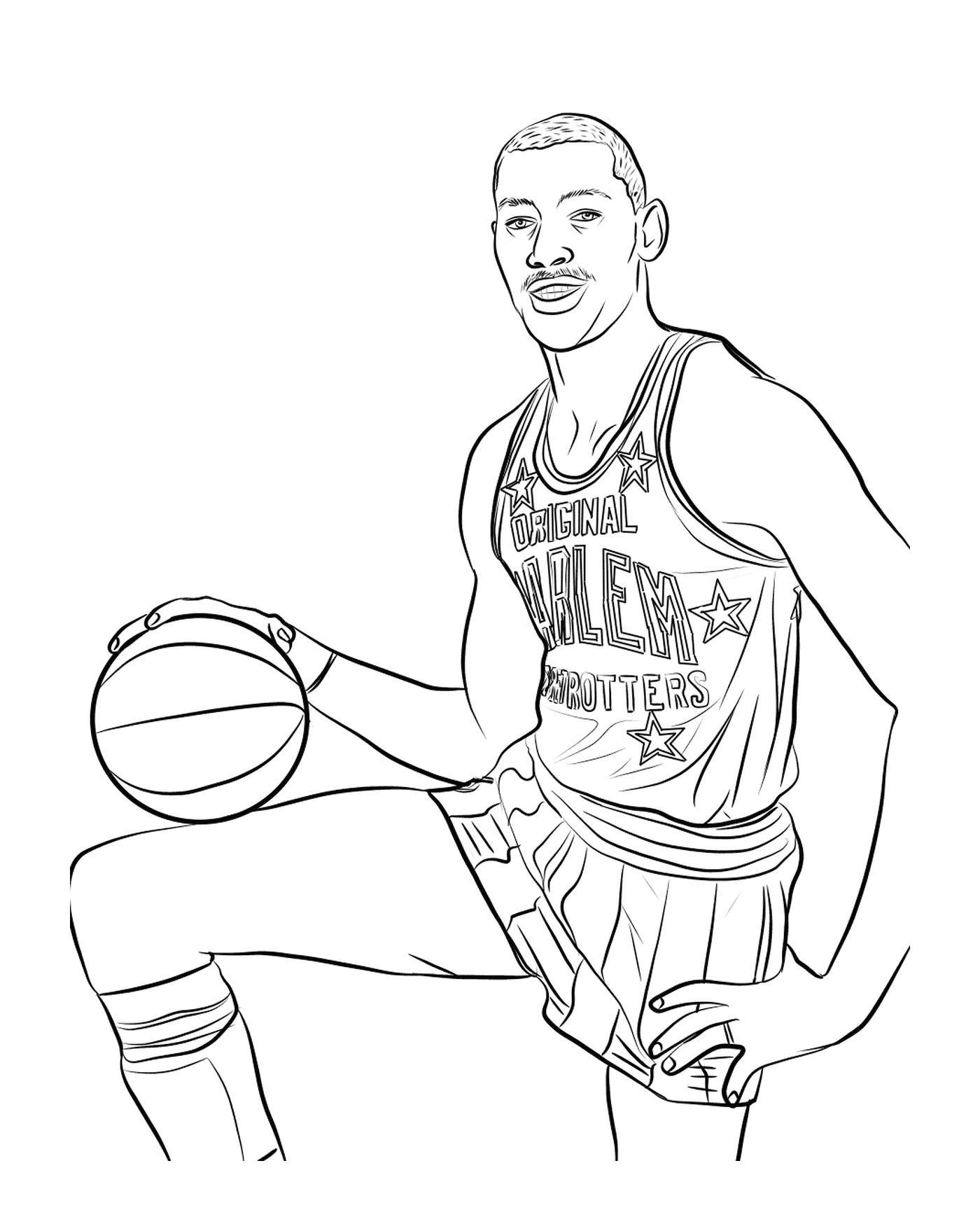  Wilt Chamberlain, jogador de basquete 