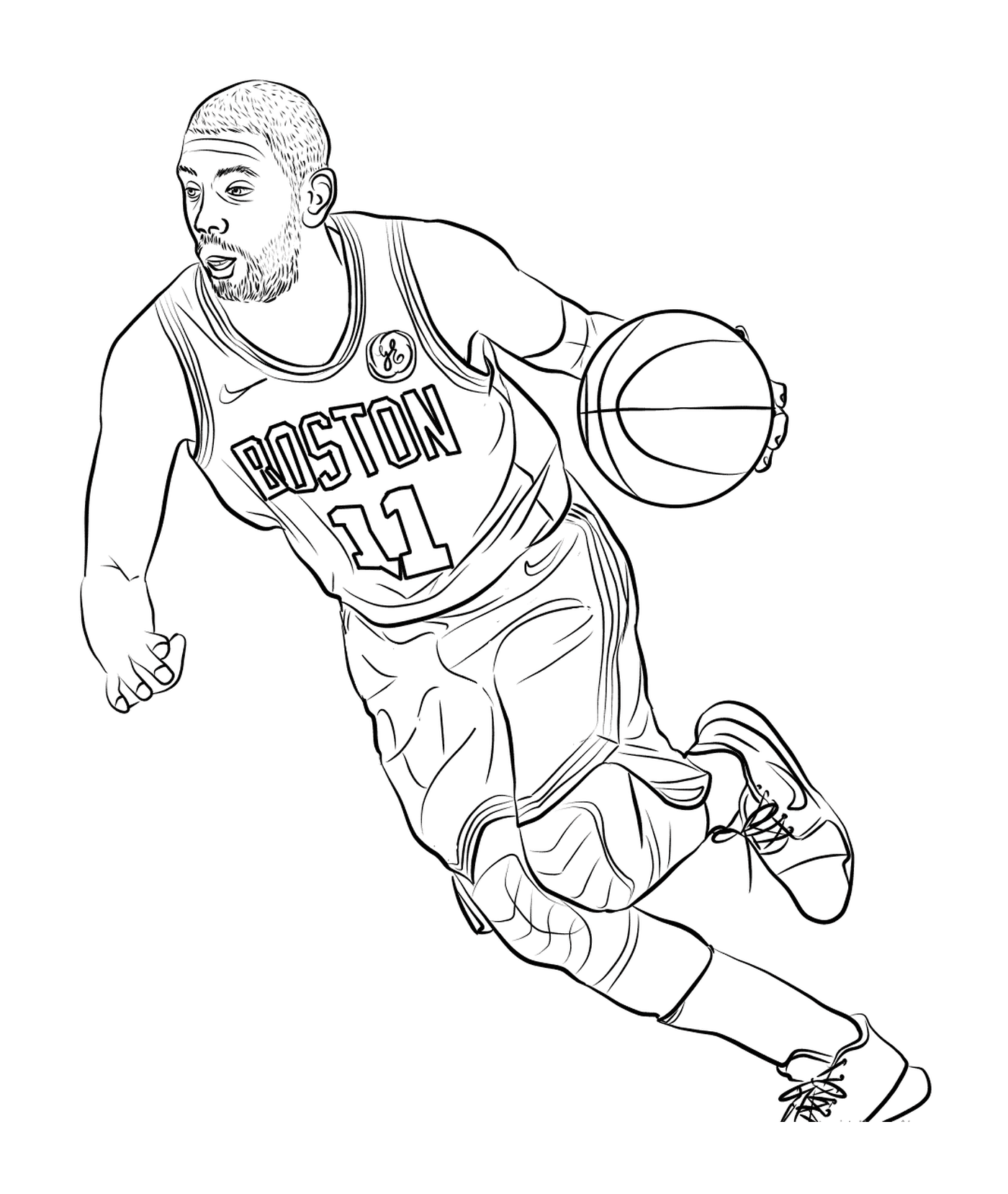  Kyrie Irving joga basquete 
