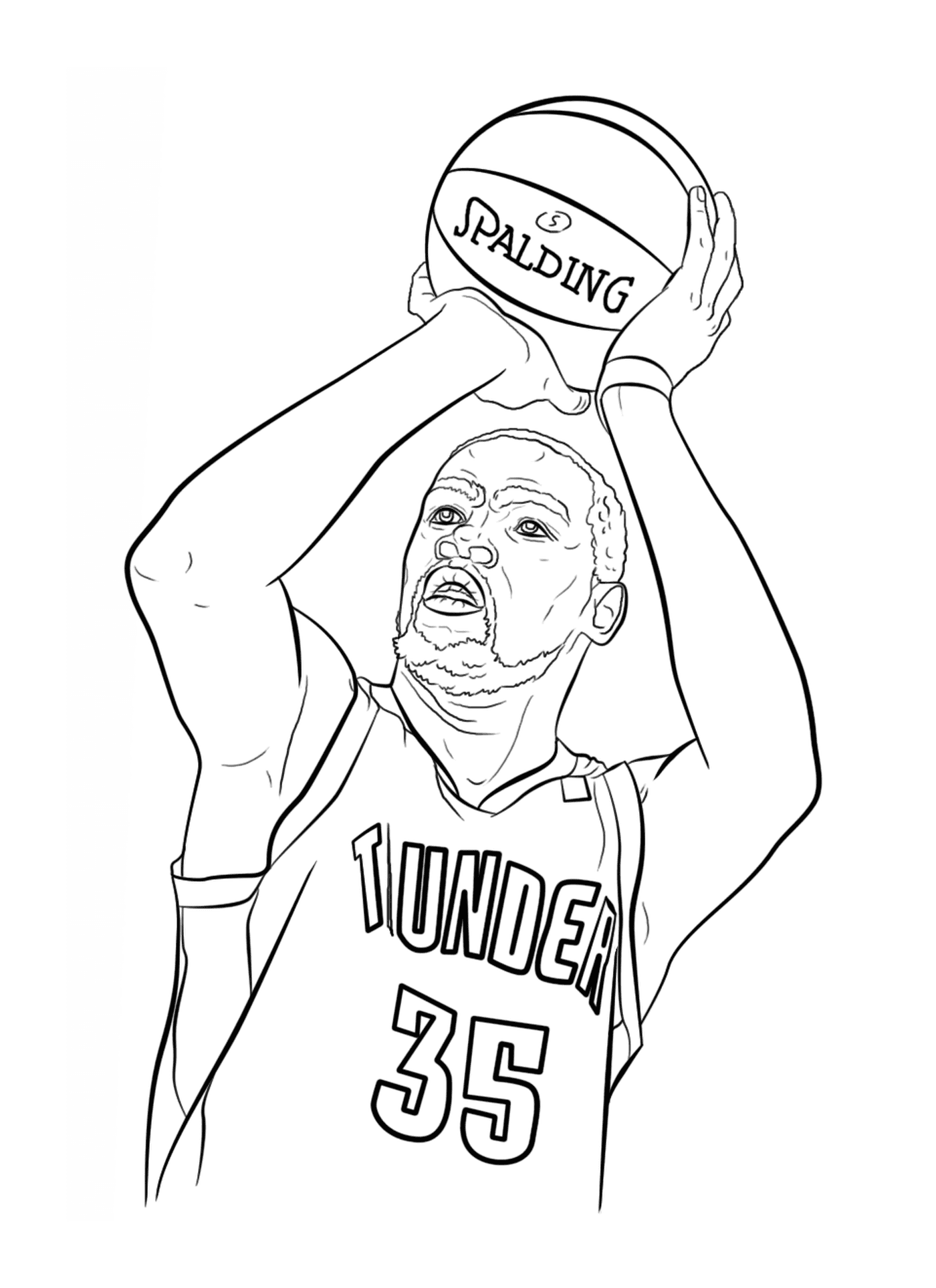  Kevin Durant, jogador de basquete 