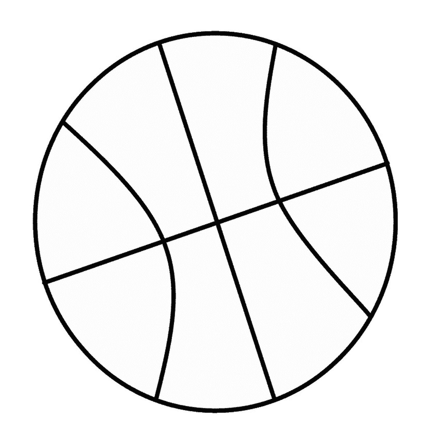  Imagem de uma bola de basquete 