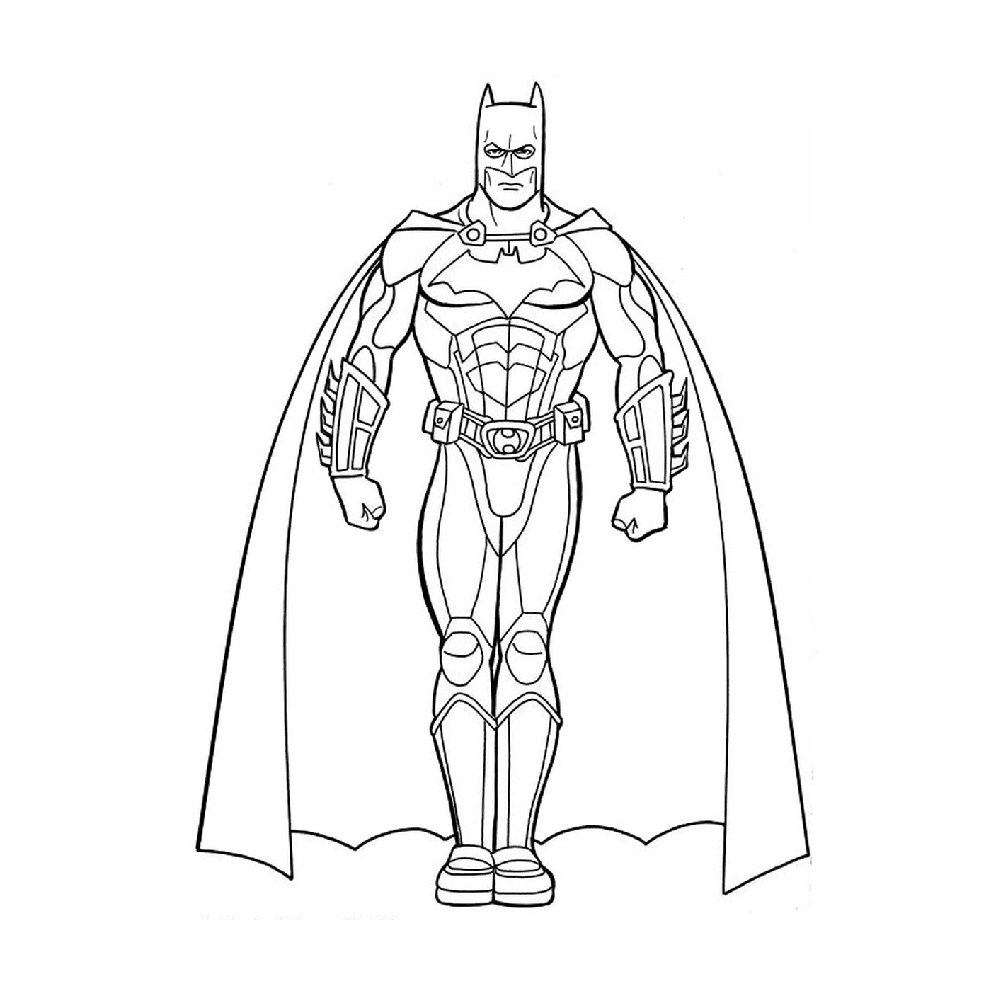  Um homem no terno do Batman 