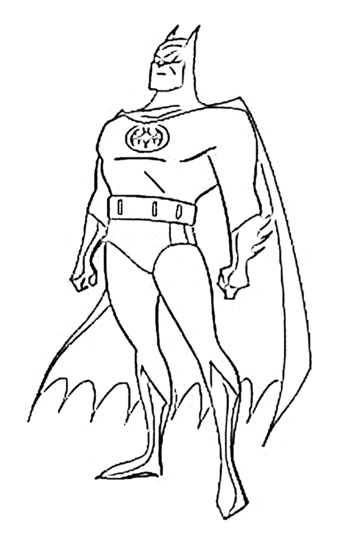  Imagem de Batman para colorir 