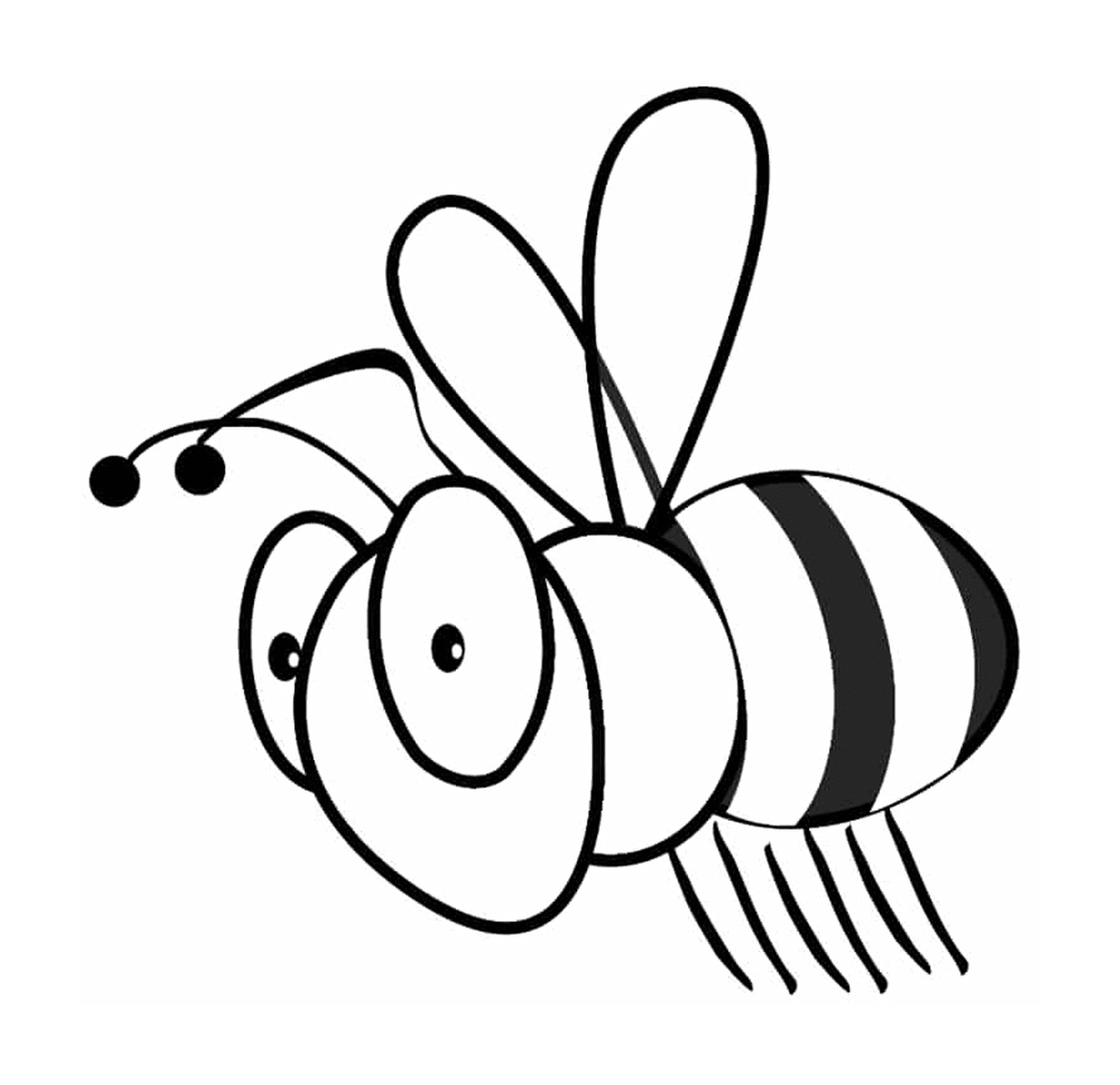  pequena abelha fofa 