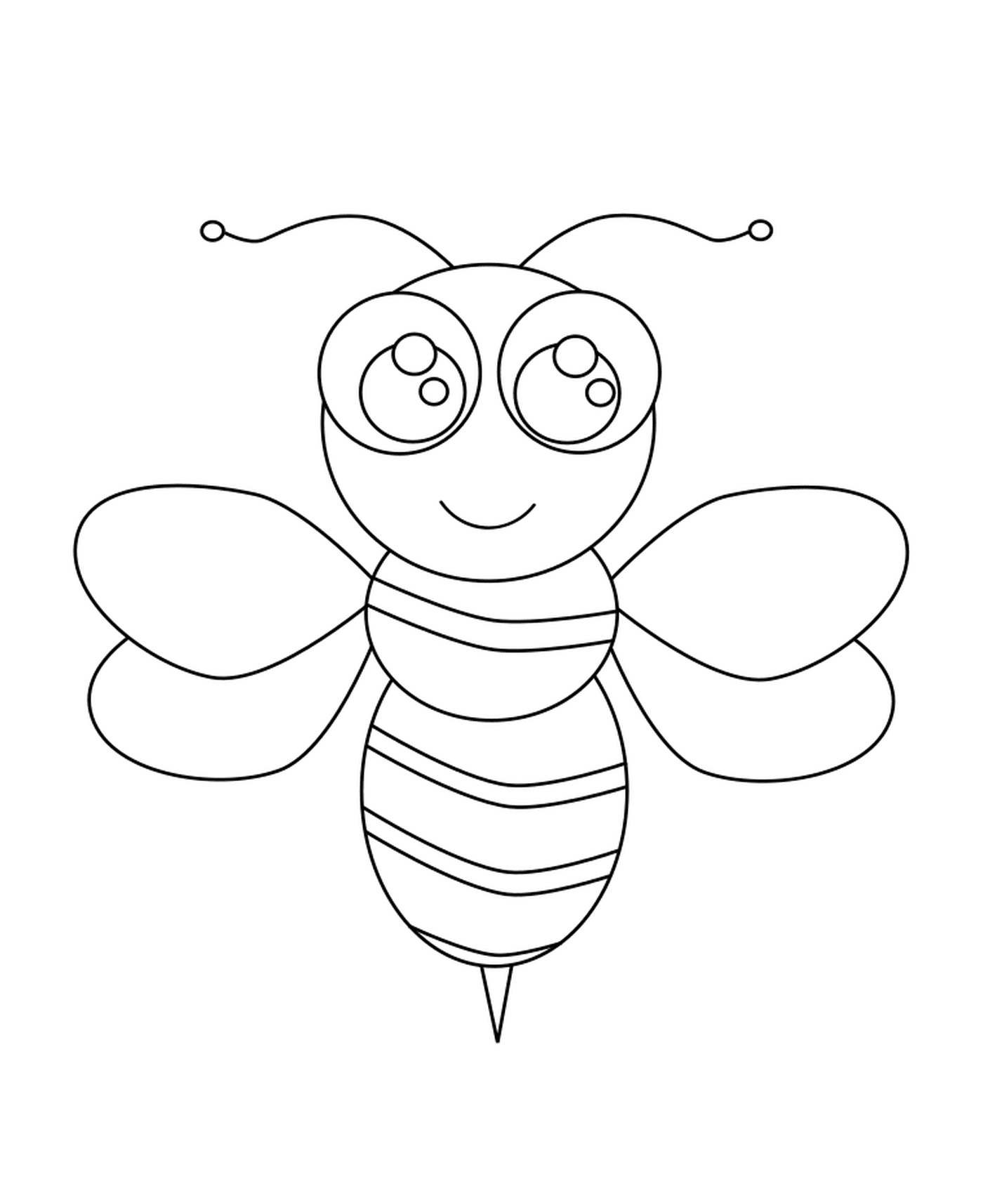  Adorável Kawaii Bee 