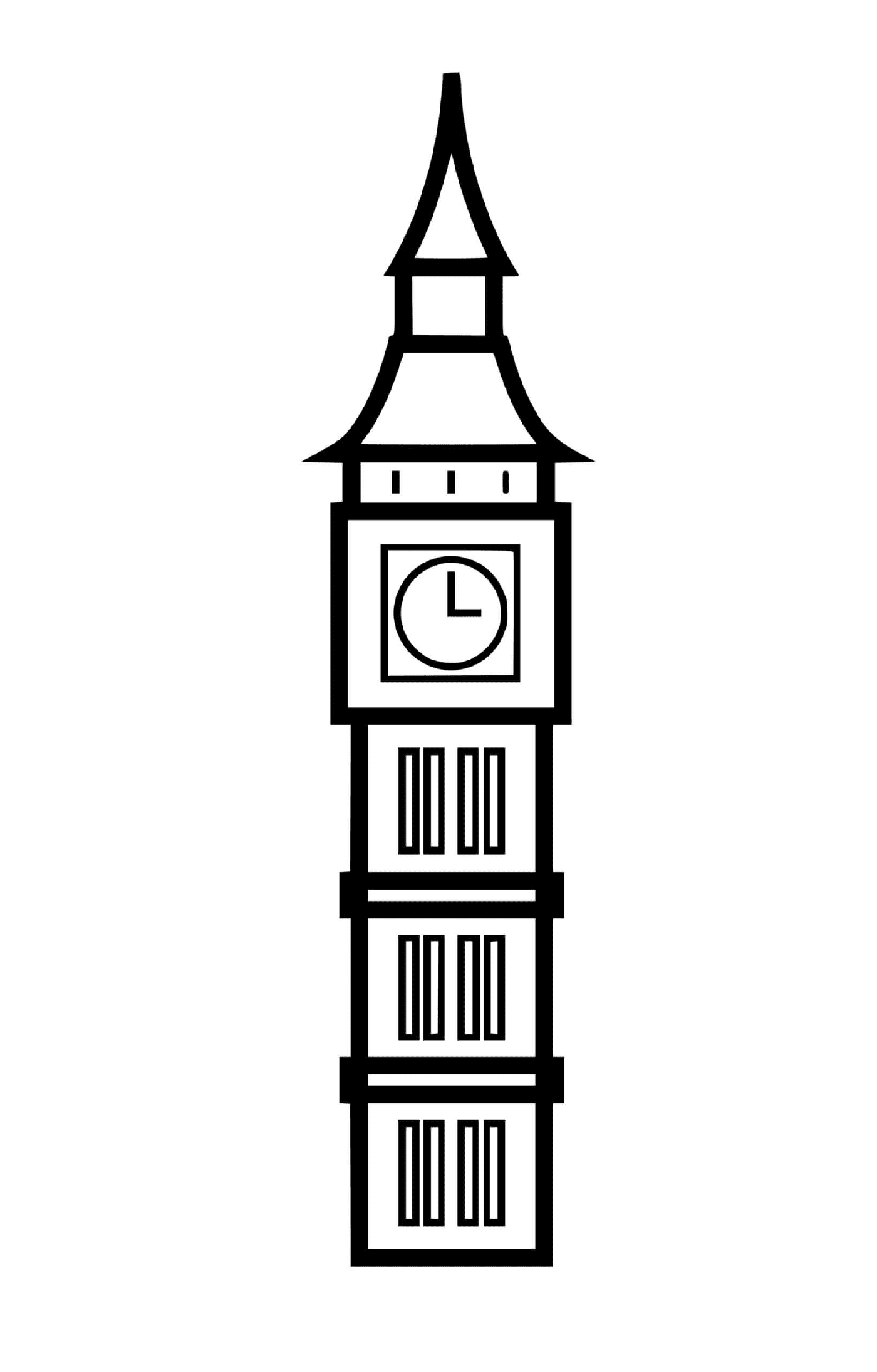  Big Ben a torre do relógio do palácio 