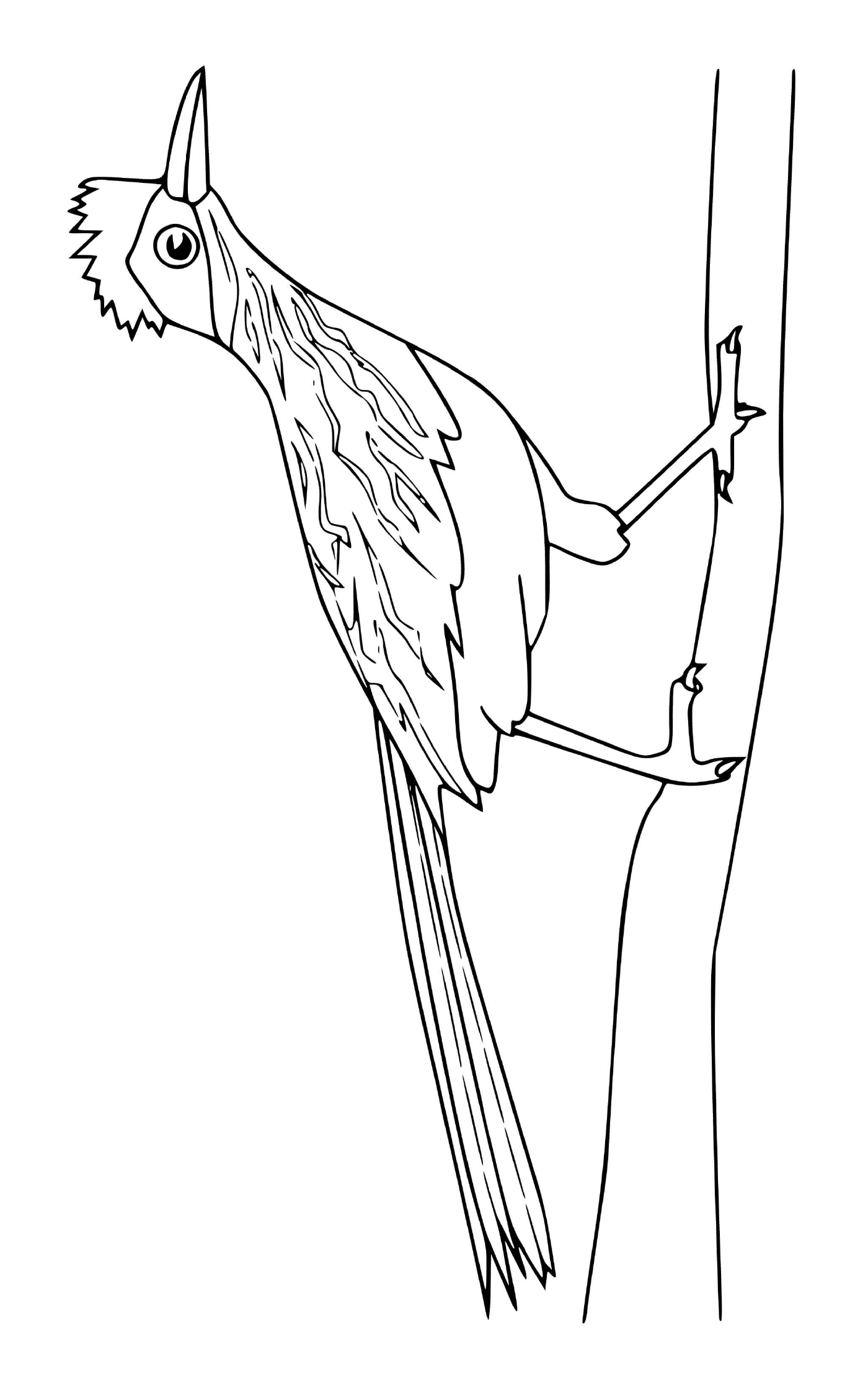  pássaro empoleirado em um galho de árvore 