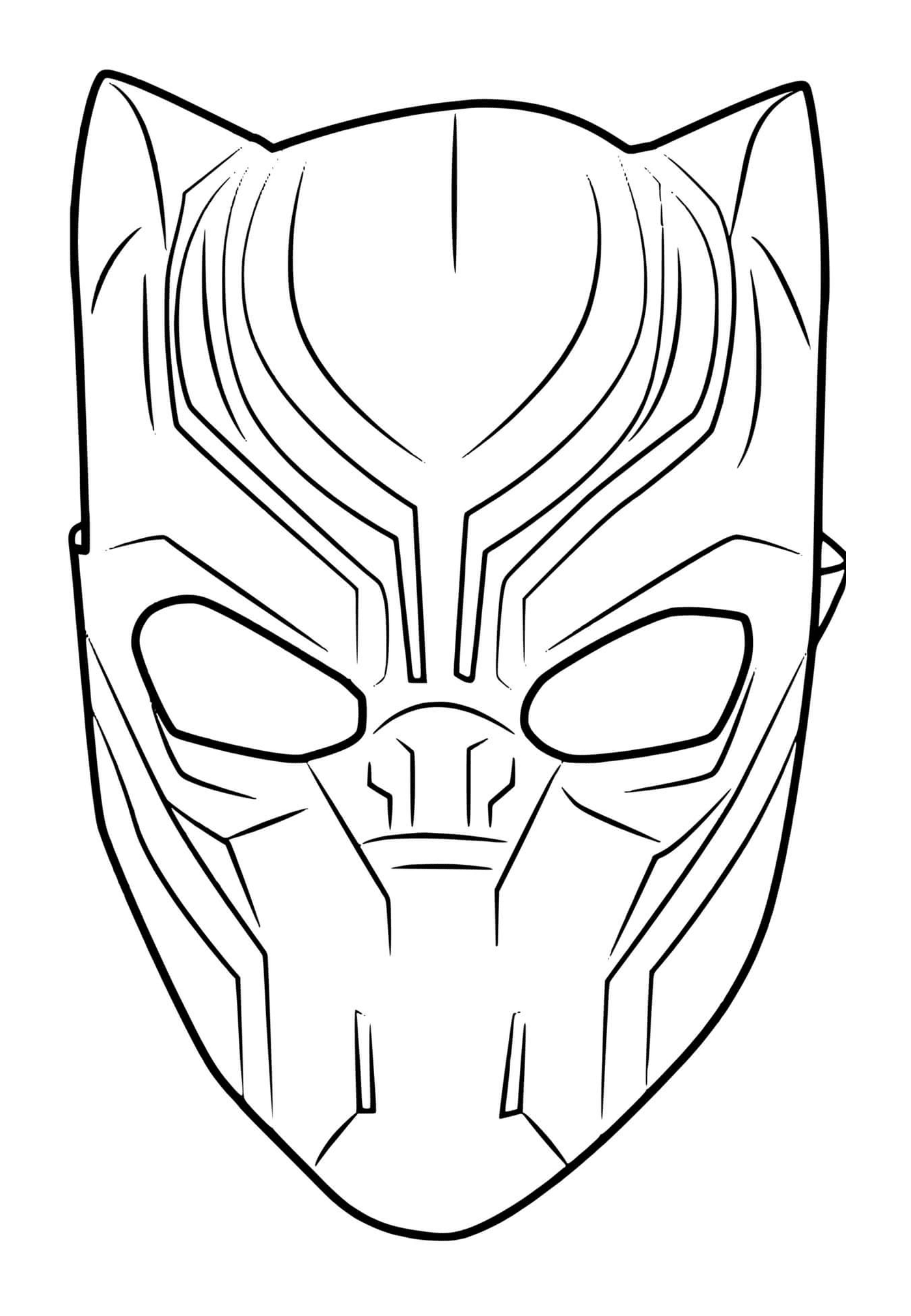  Máscara Pantera Negra 