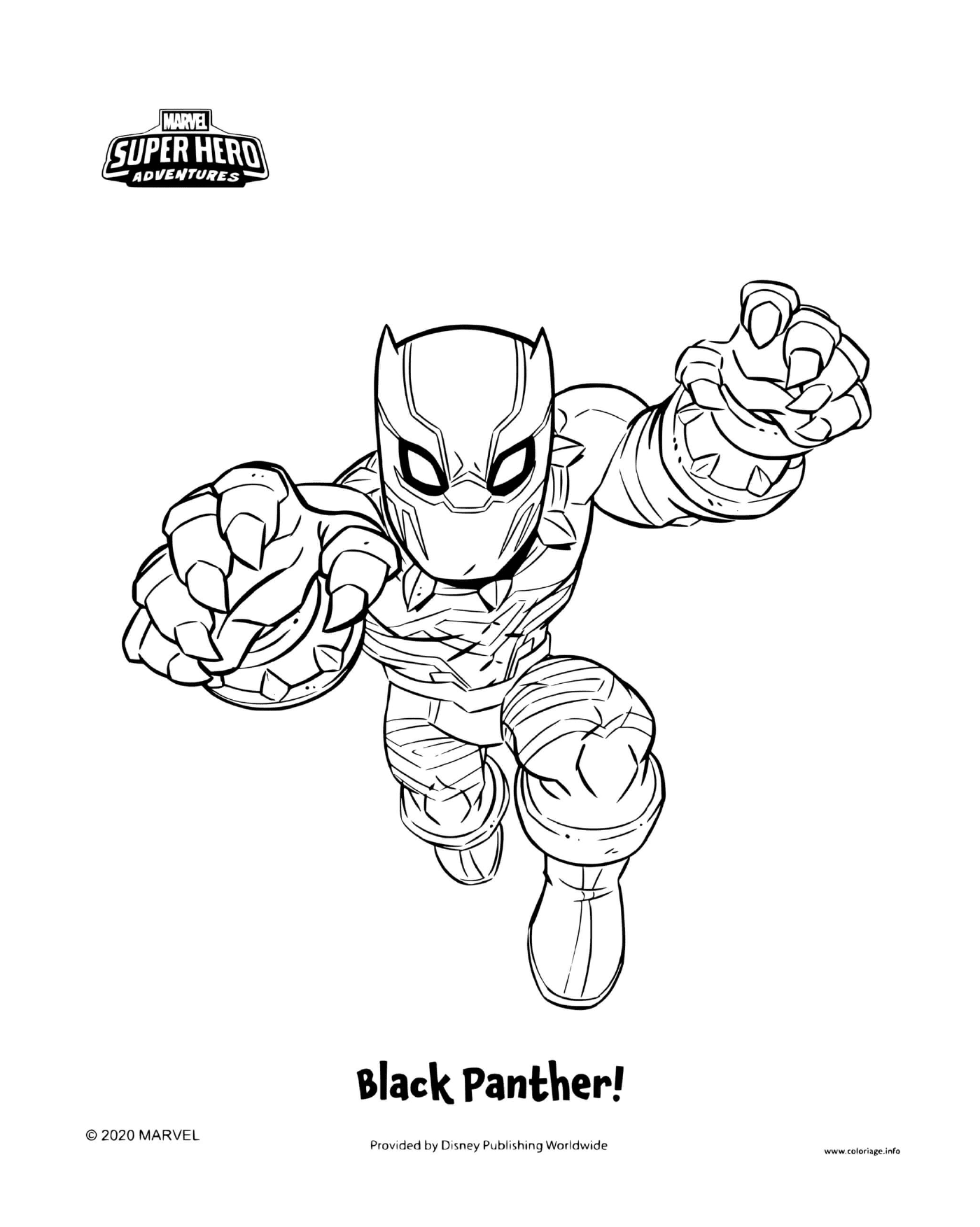  Pantera Negra Marvel Super Heroes 