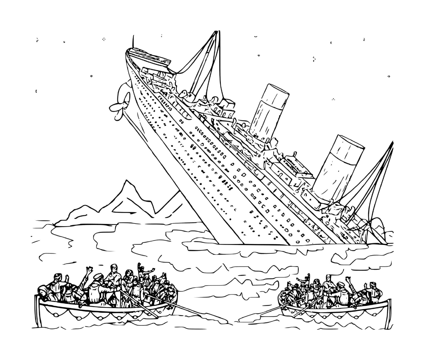  Um barco na água com pessoas a bordo 