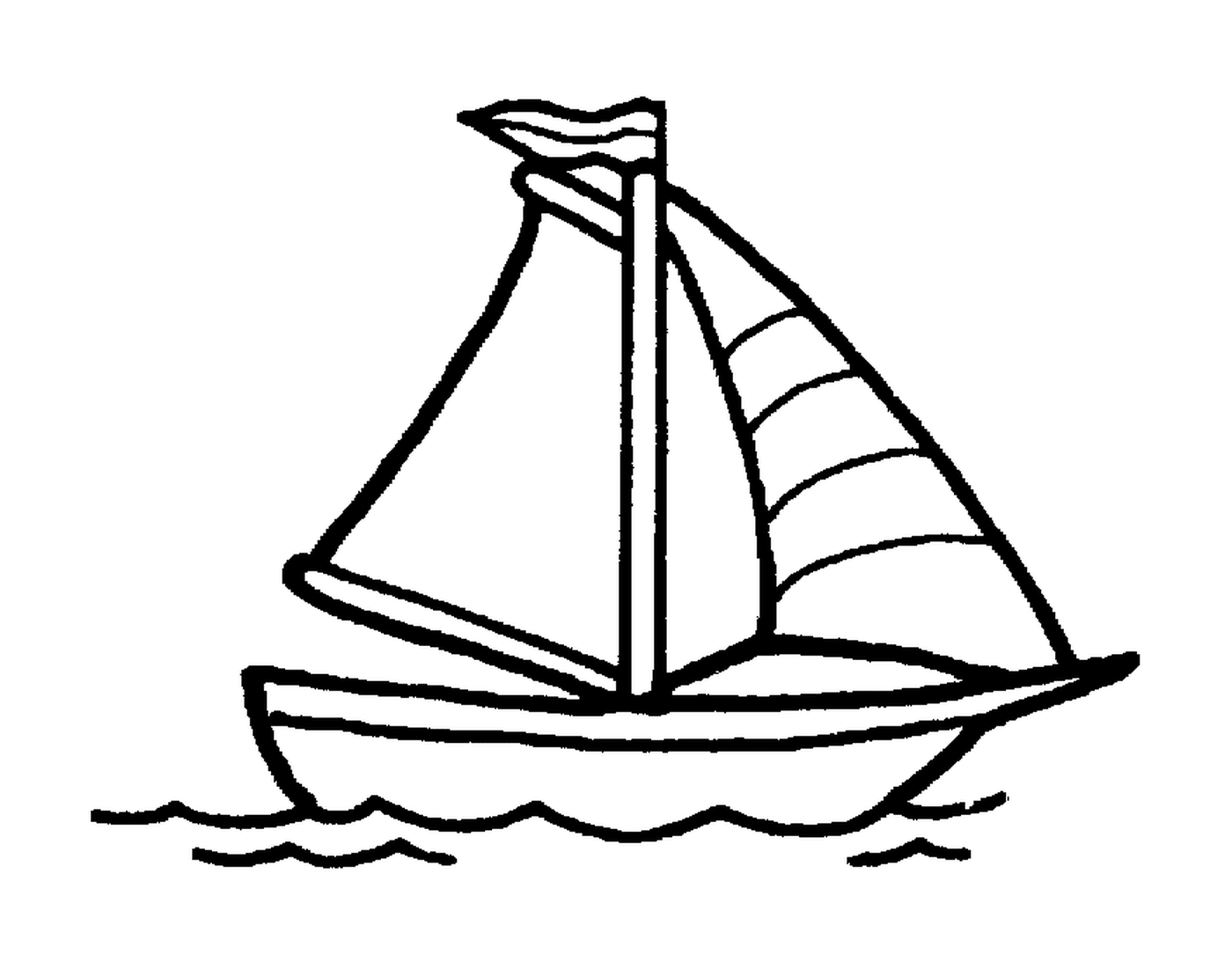  Um pequeno navio é mostrado 