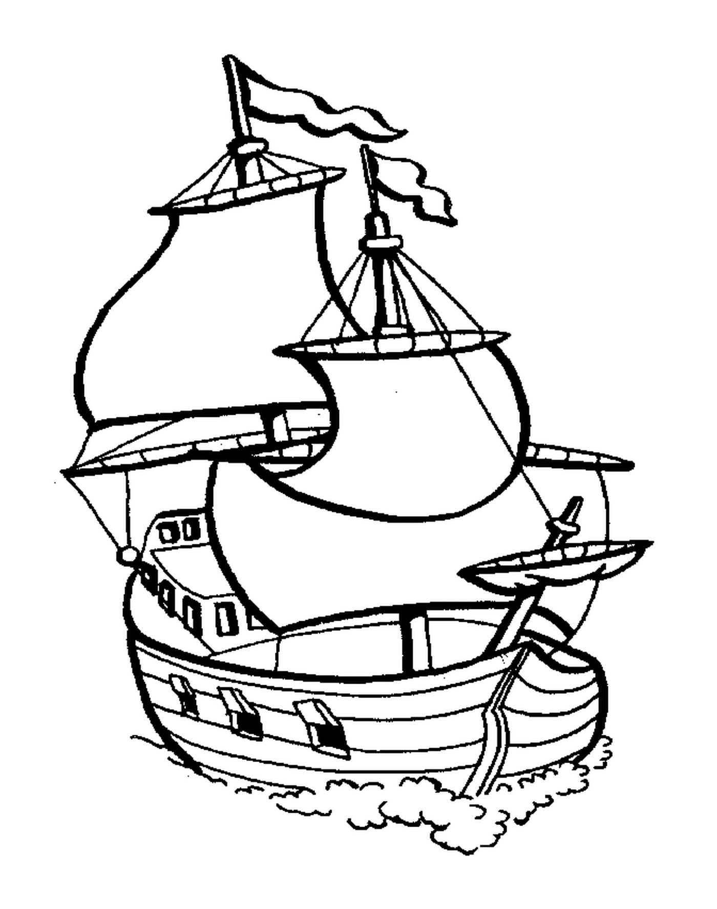  Um veleiro 