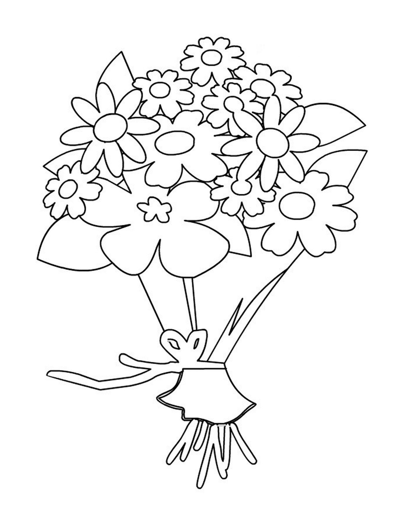  टाइटैनिक भाषा में फूलों का एक छोटा - सा गुलदस्ता 