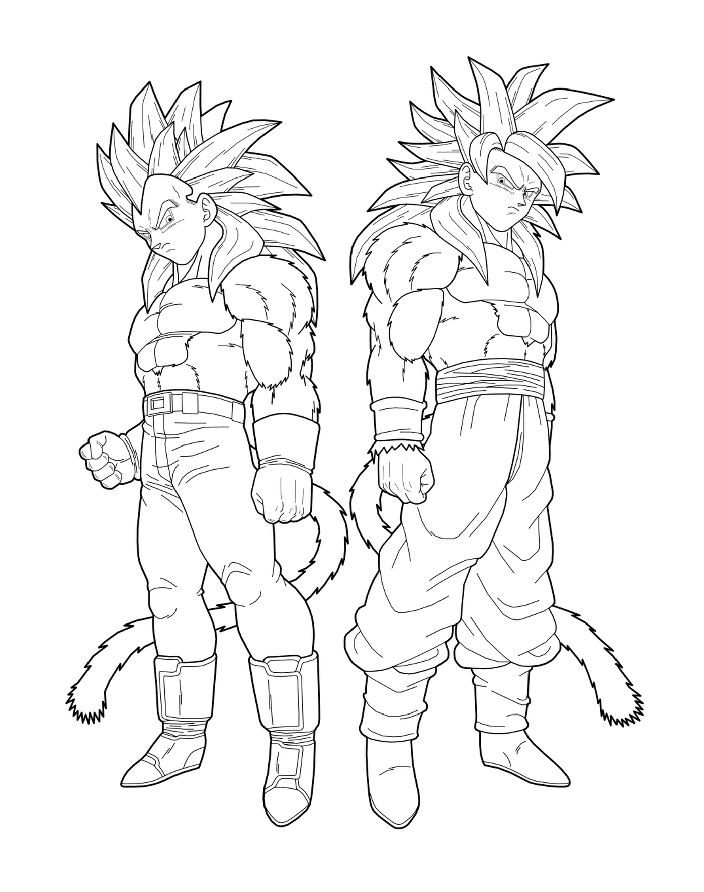  Goku e Vegeta unidos 