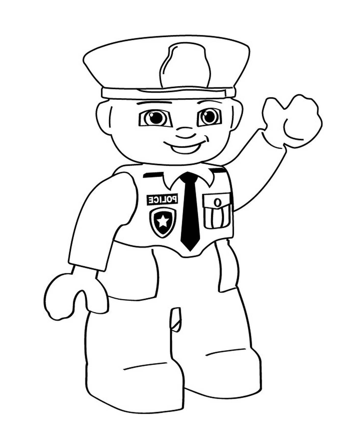  Lego Policeman de plantão 
