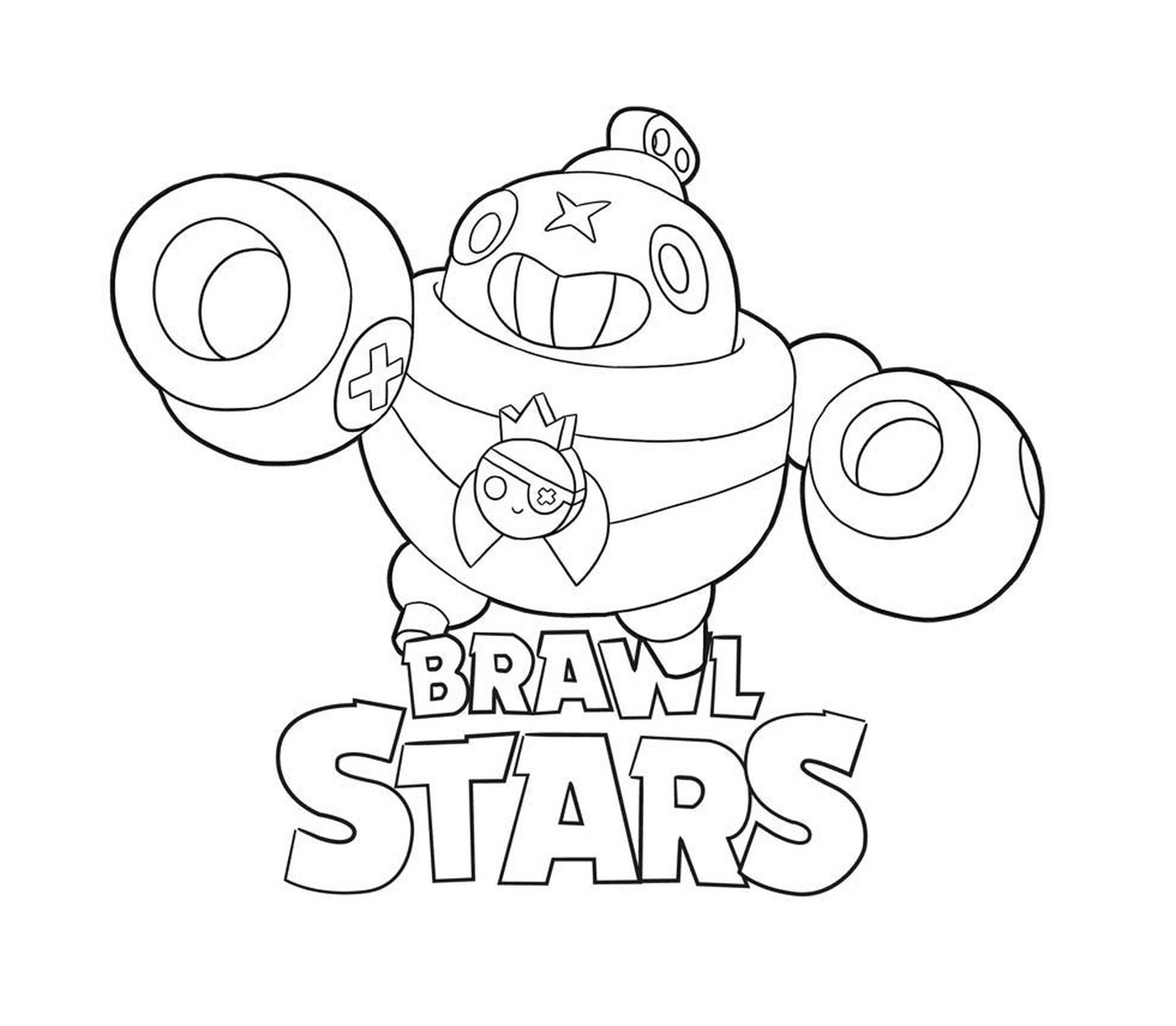  一个来自Browl Stars的字符, 名为“ 滴” 的字符 