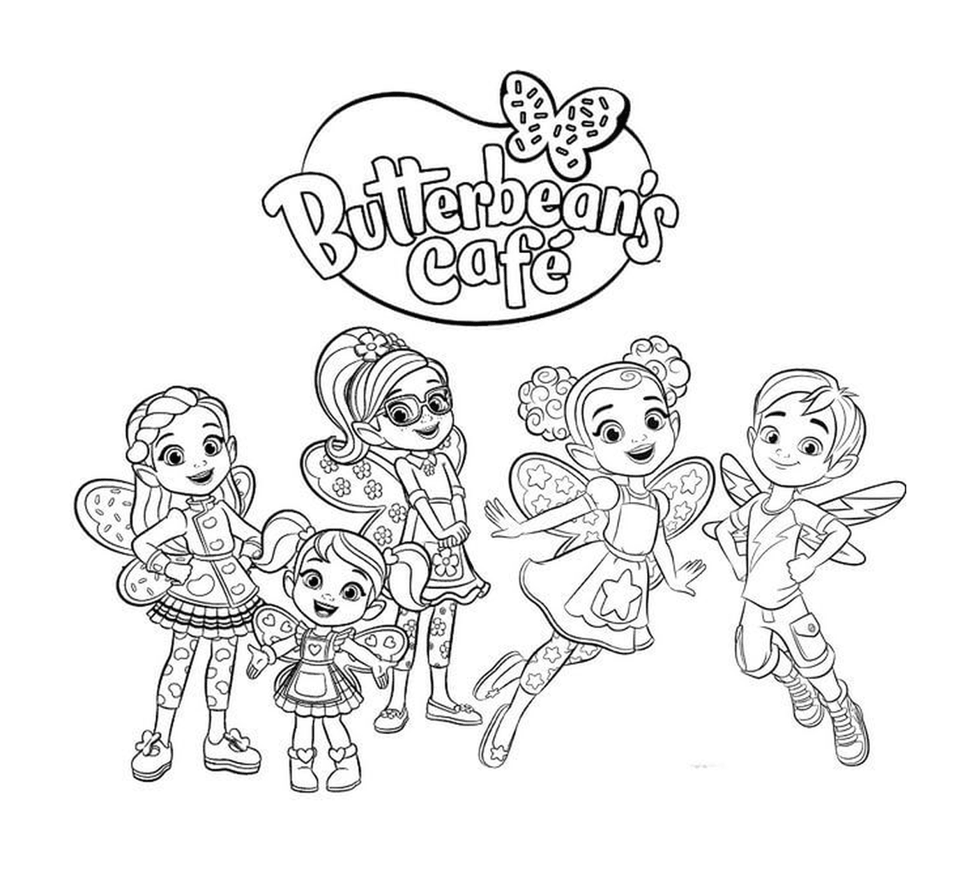  Os personagens encantados do Butterbean Café 