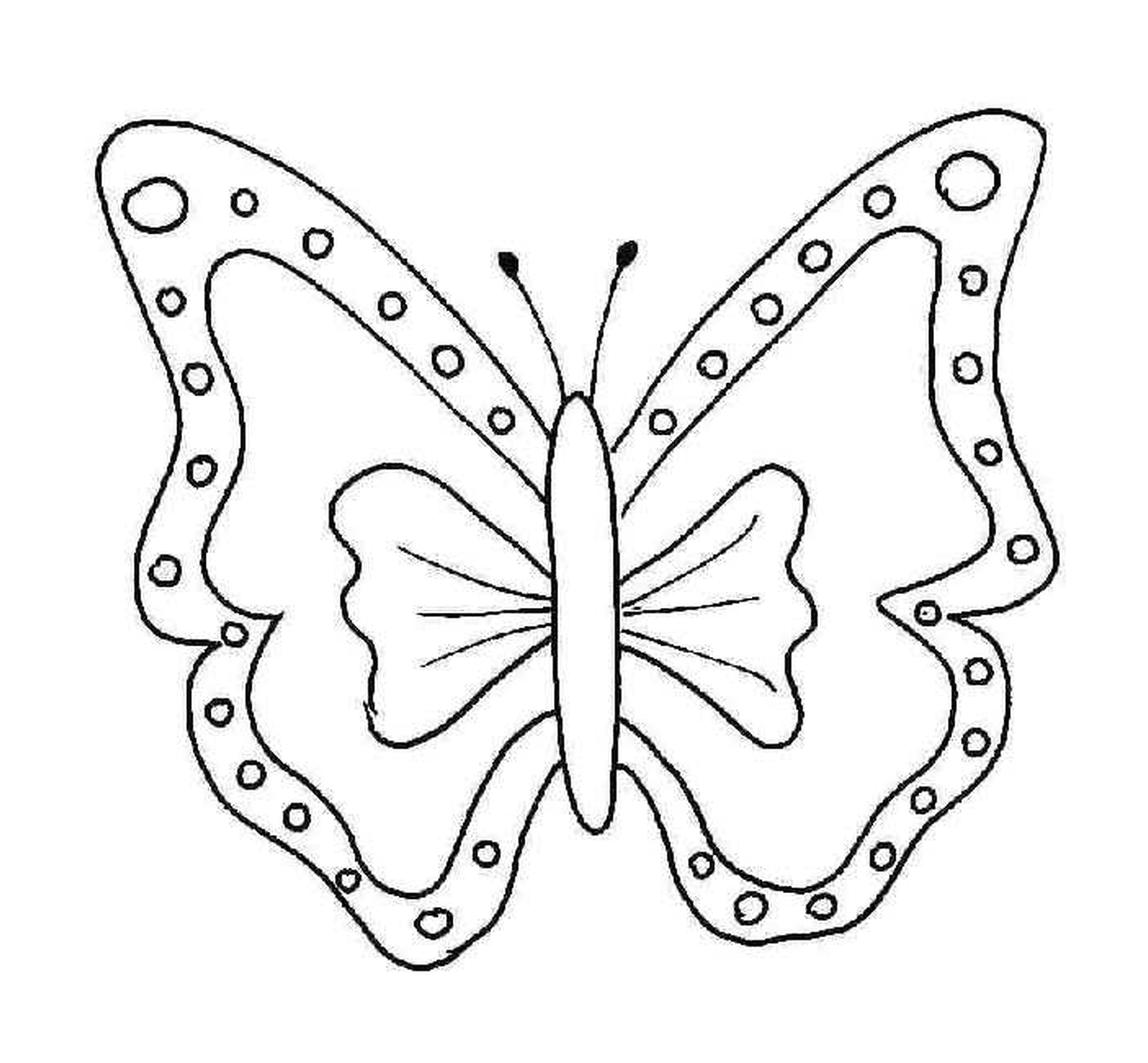  borboleta delicada e cintilante 