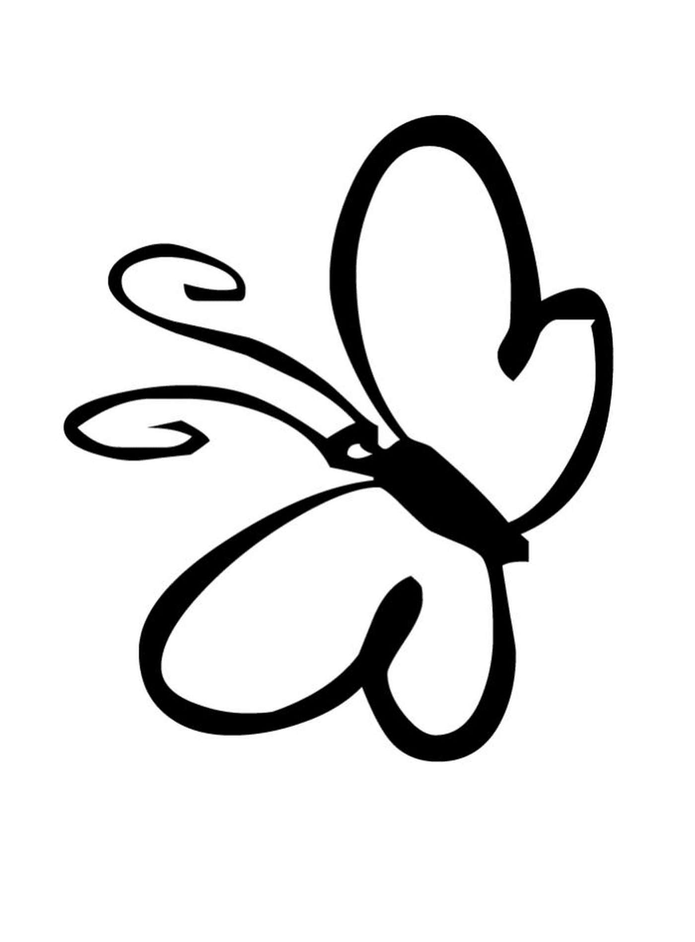 borboleta majestosa com asas 