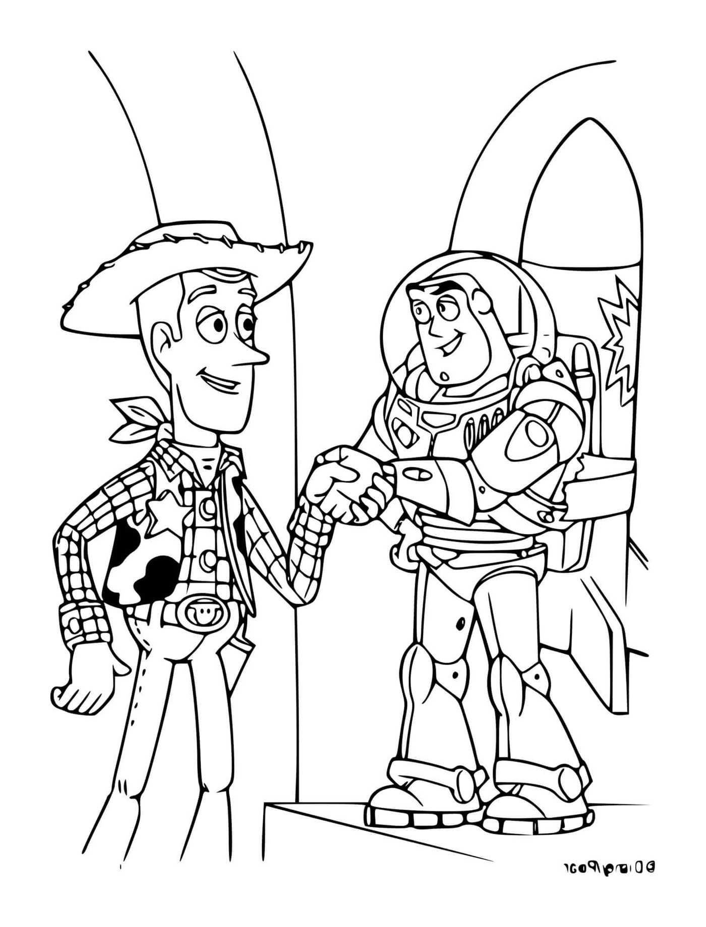  Buzz o relâmpago e Woody 