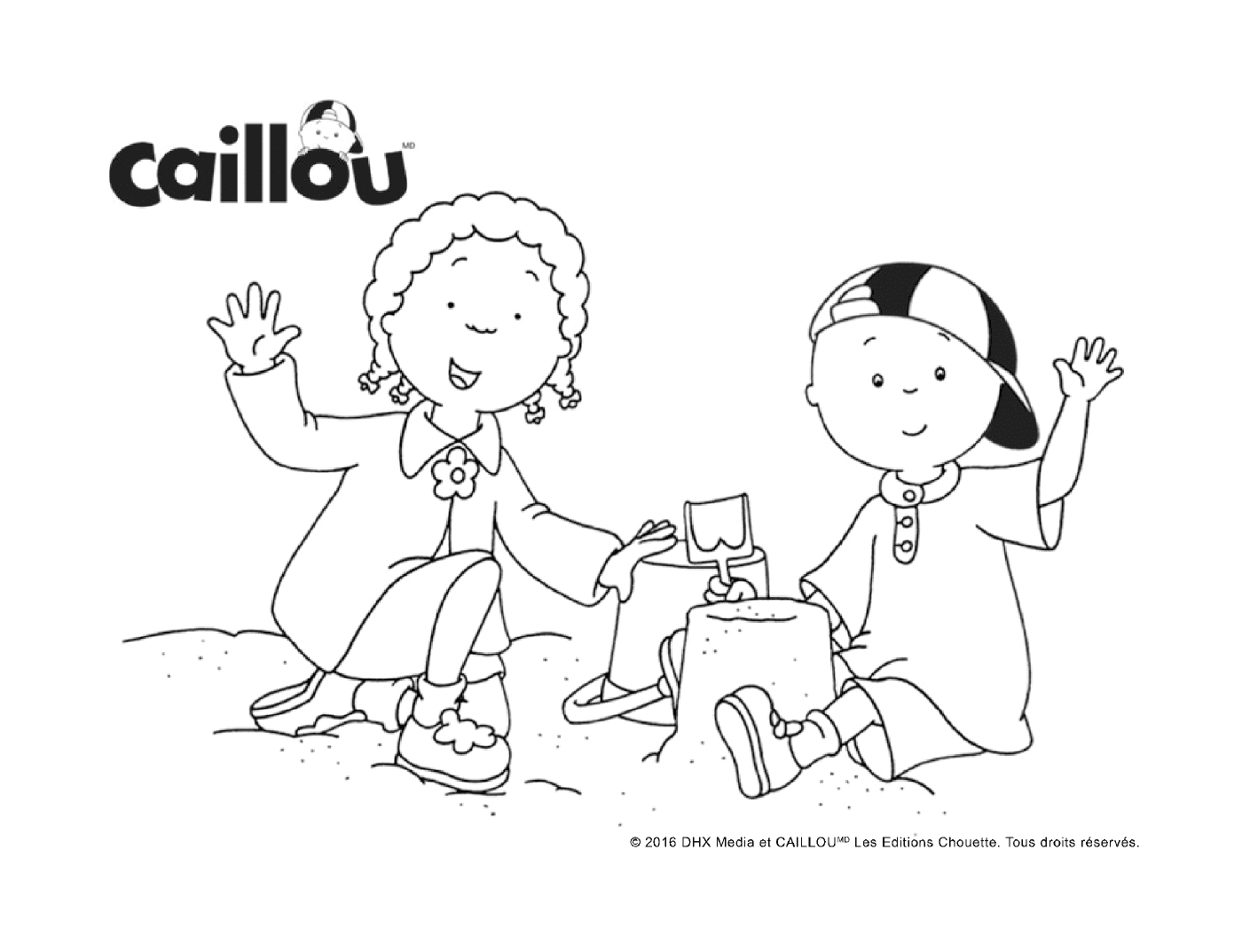  Dia Internacional da Amizade com Caillou e Clementine 
