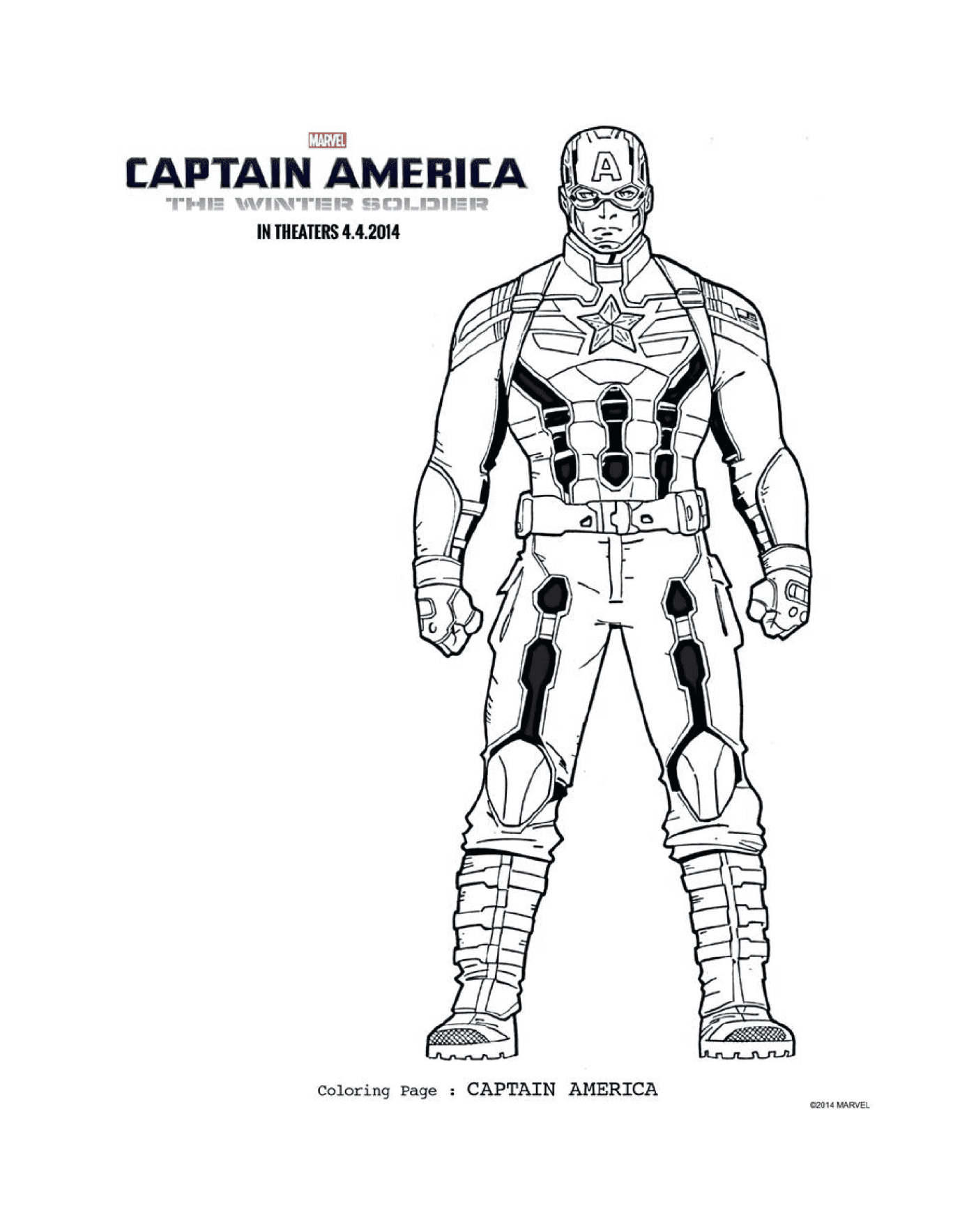  Coloring Capitão América 67, imagem de um homem de uniforme 