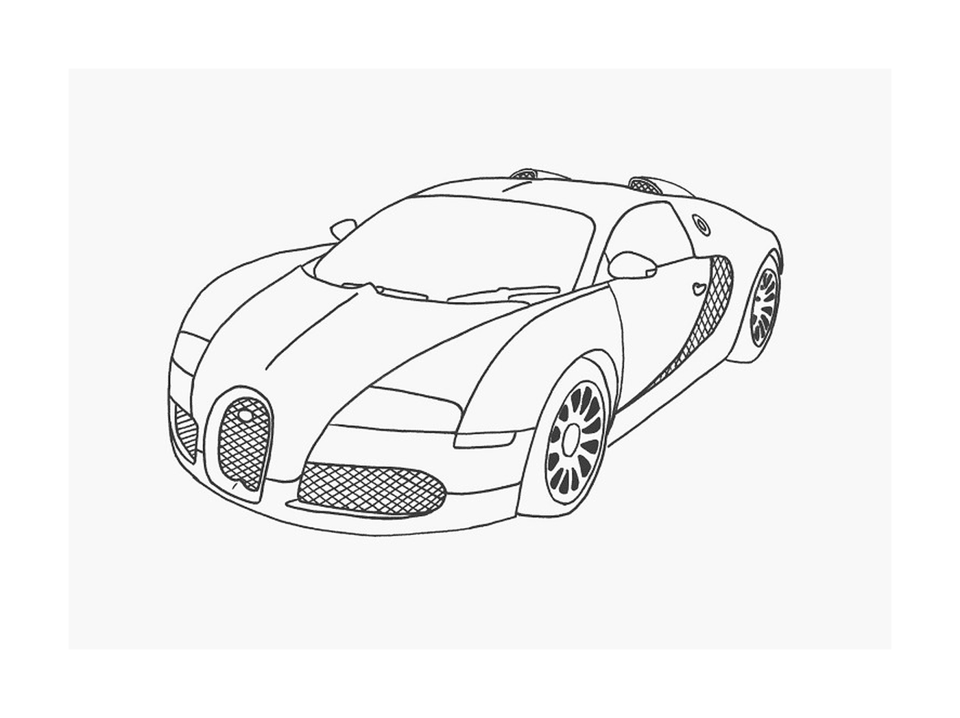  Bugatti carro de luxo 